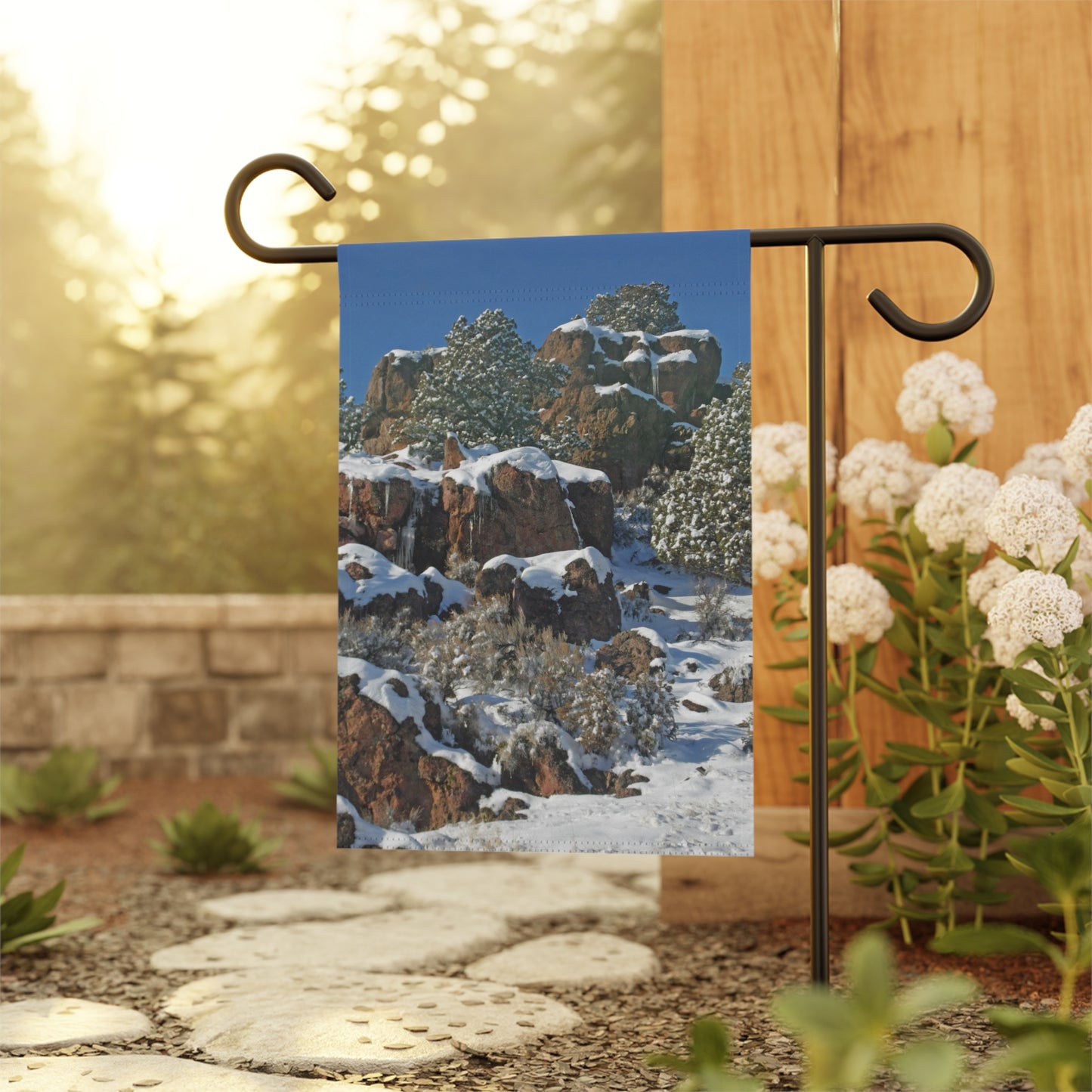 Icicle Rocks Garden & House Banner