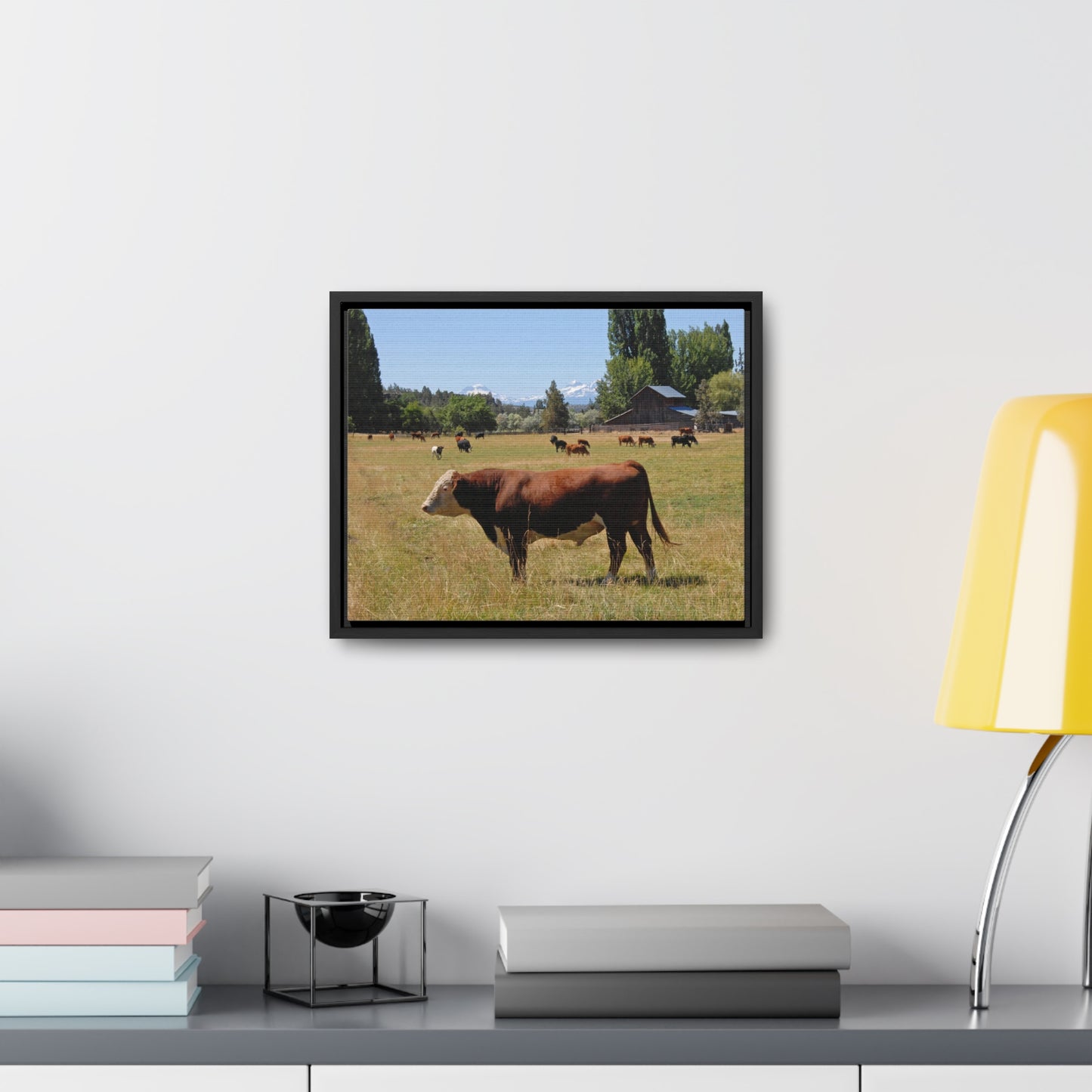 King Of The Pasture Gallery Canvas Wraps Framed
