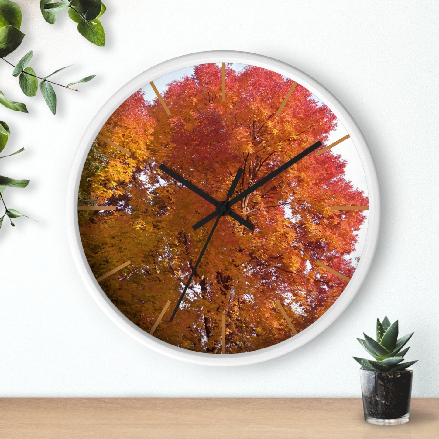 Autumn Radiance Wall Clock