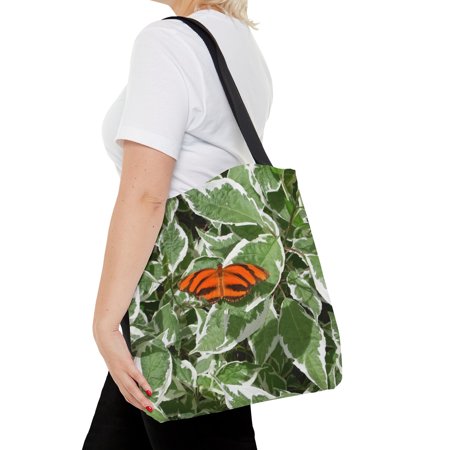 Leaves & Butterfly Tote Bag