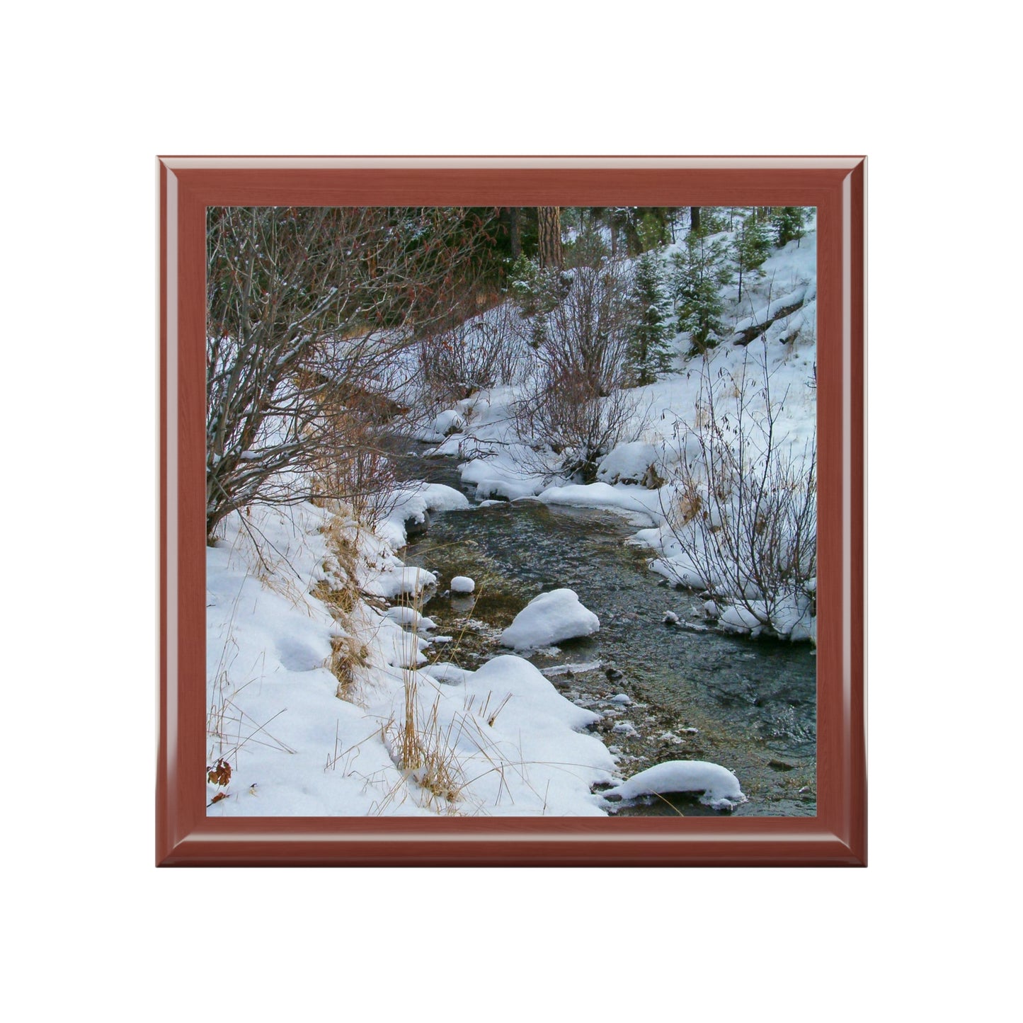 Snowy Creek Jewelry Box ~ 7.24"