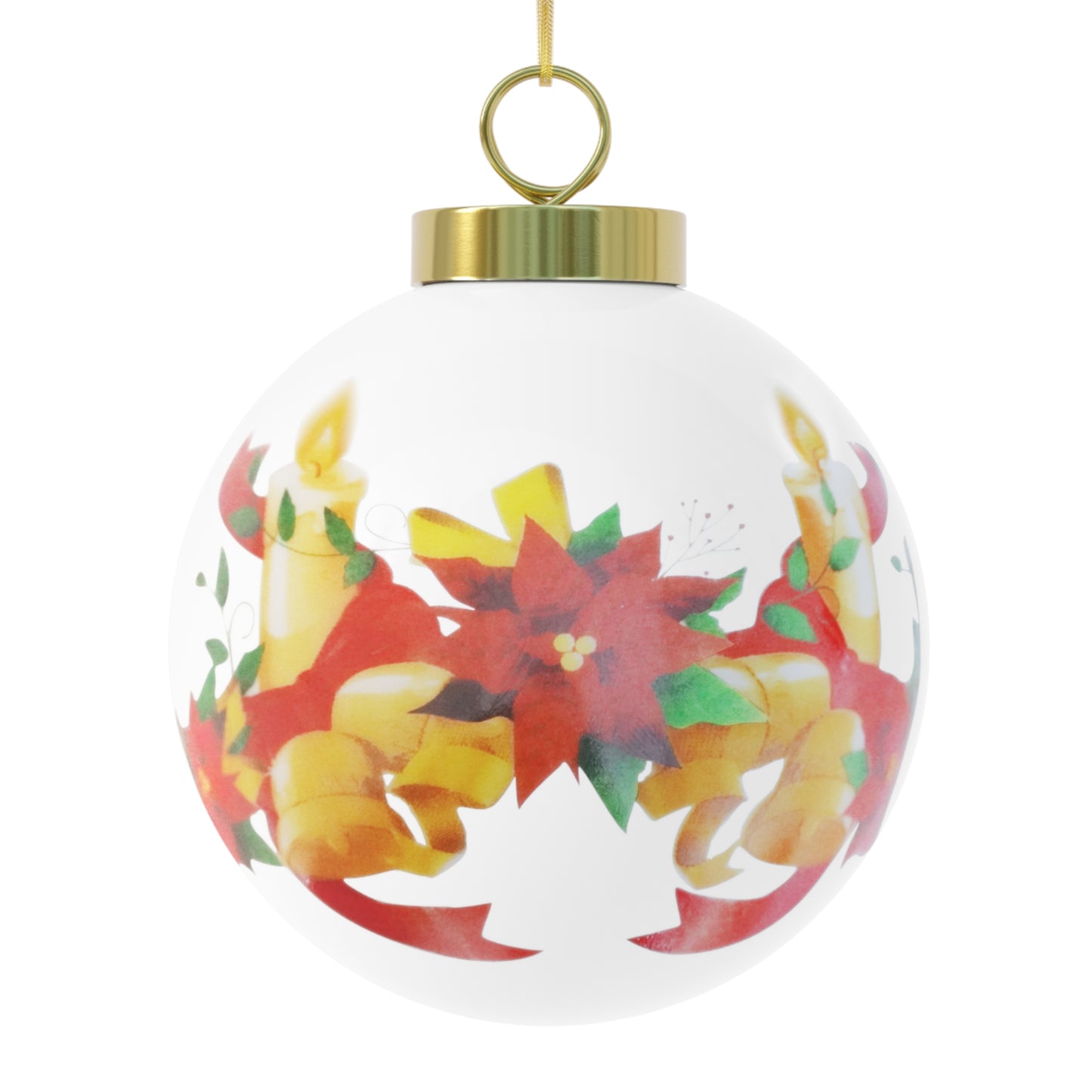 Winter South Sister Christmas Ball Ornament