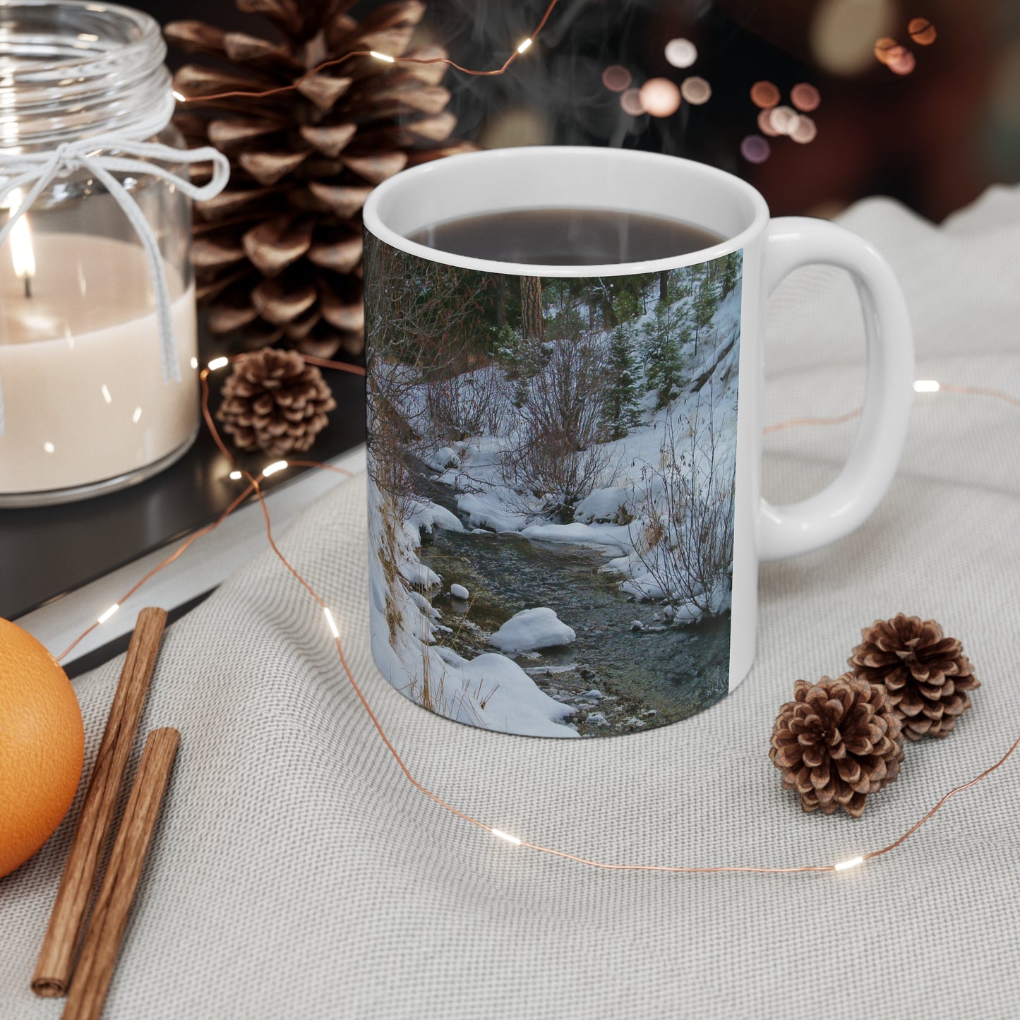 Snowy Creek Ceramic Mug 11oz