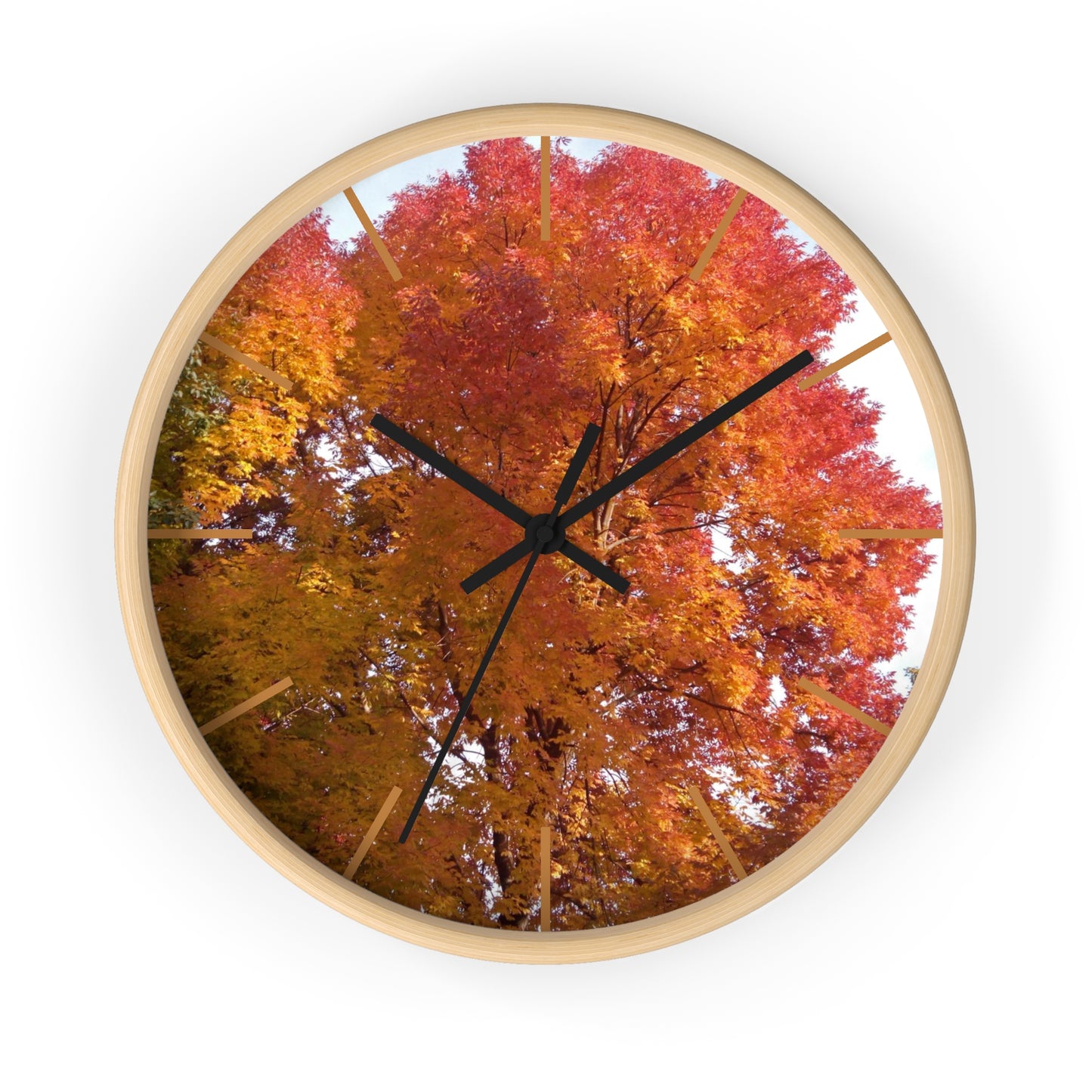 Autumn Radiance Wall Clock