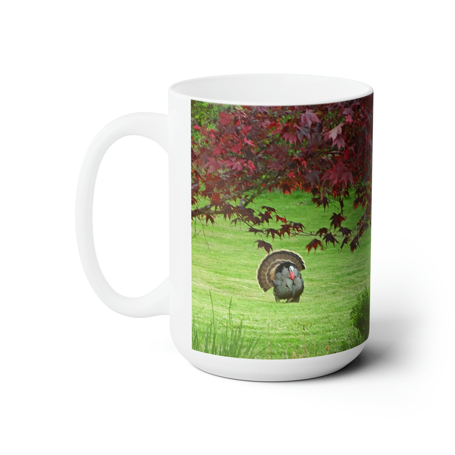 Autumn Turkey Ceramic Mug 15oz