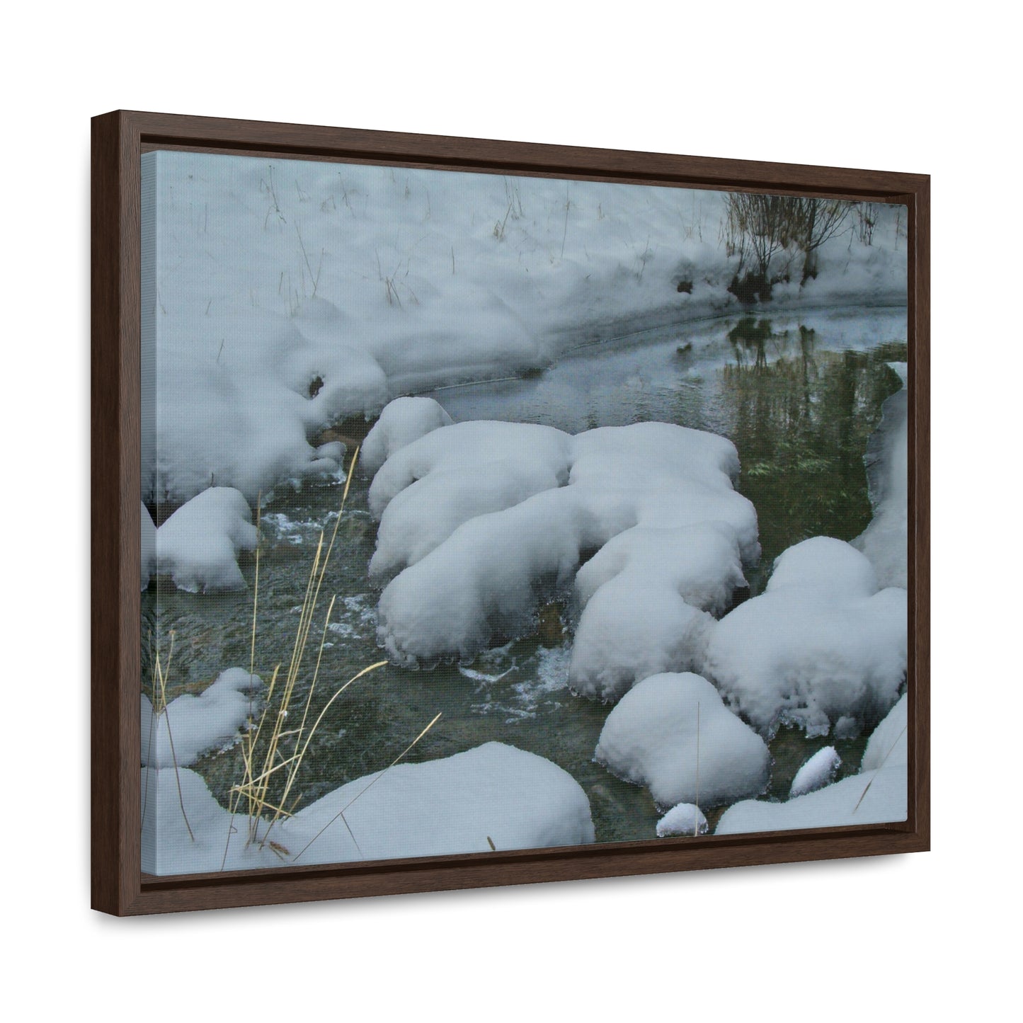 Snowy Islands Gallery Canvas Wraps Framed