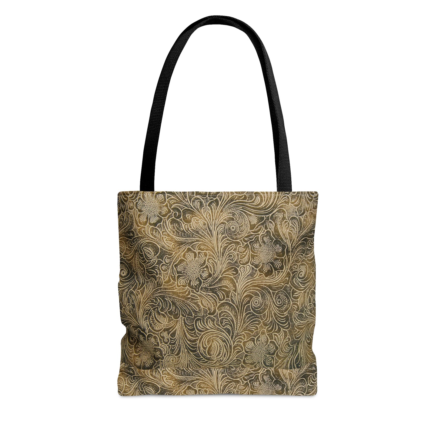 Western Leather Print Tote Bag