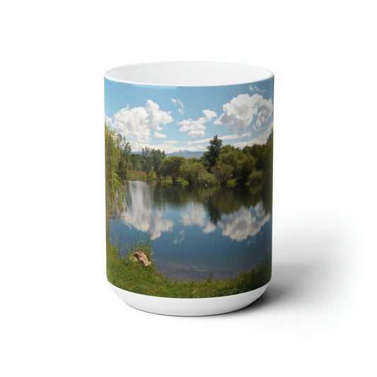 Peaceful Pond Ceramic Mug 15oz