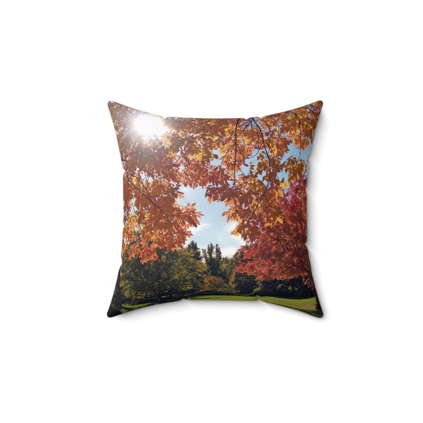 Autumn Light Spun Polyester Square Pillow