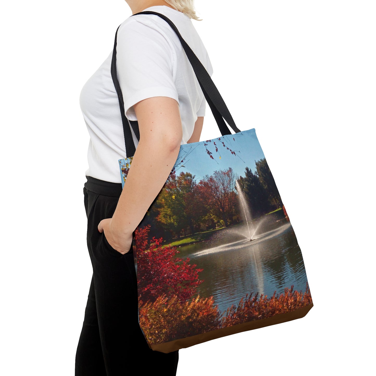 Autumn Fountain Tote Bag