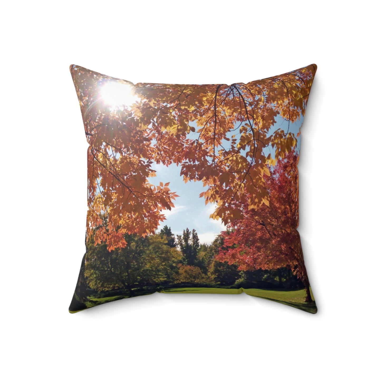 Autumn Light Spun Polyester Square Pillow