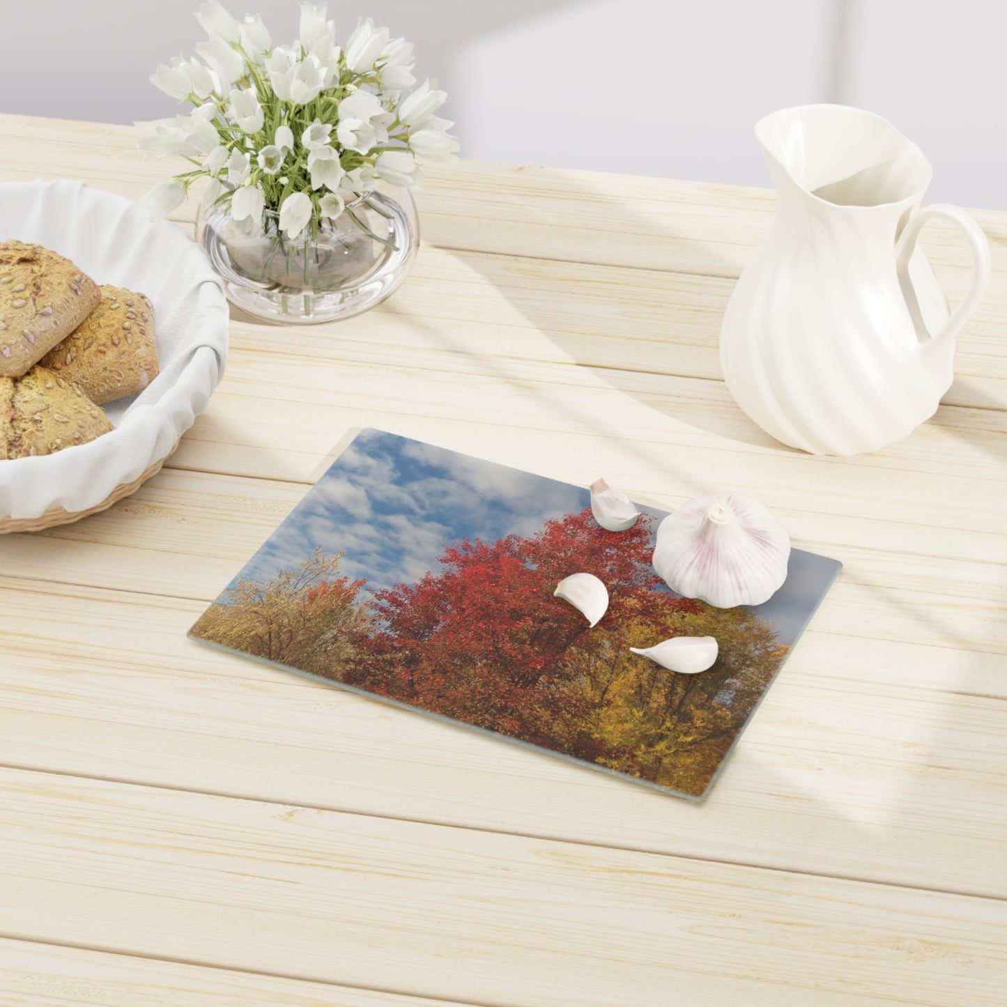 Autumn Sky Cutting Board Dishwasher Safe