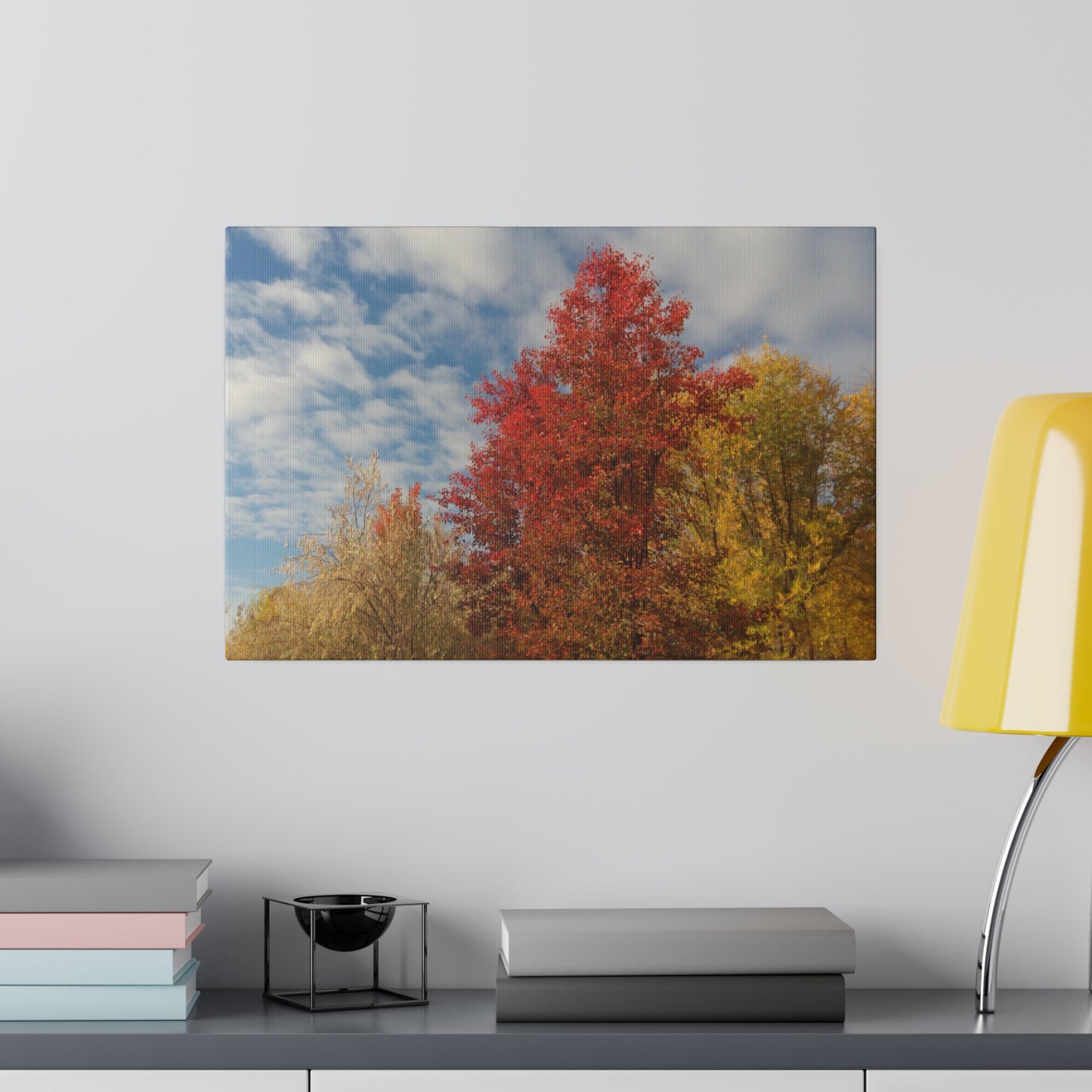 Autumn Sky Matte Canvas