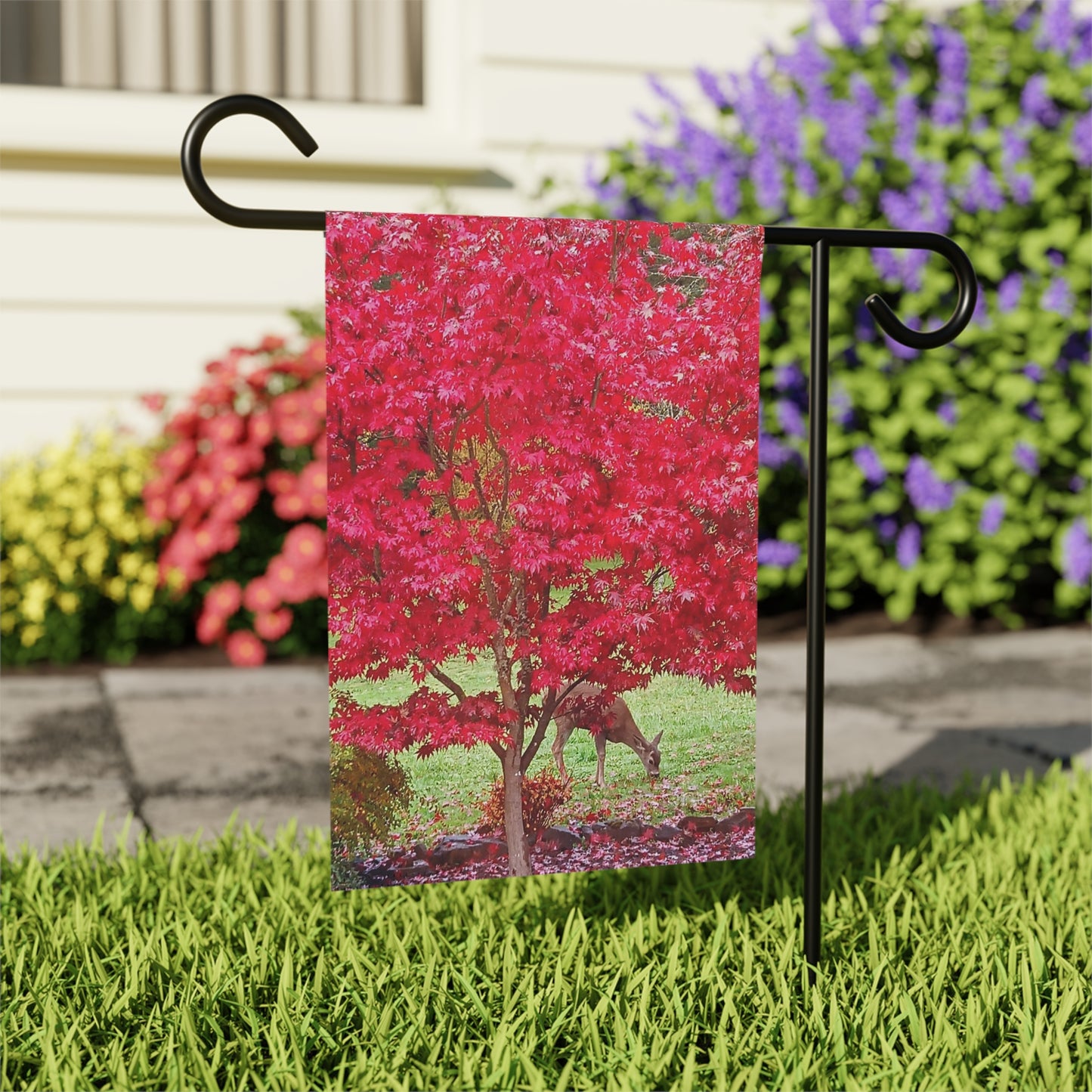 Autumn Deer Garden & House Banner