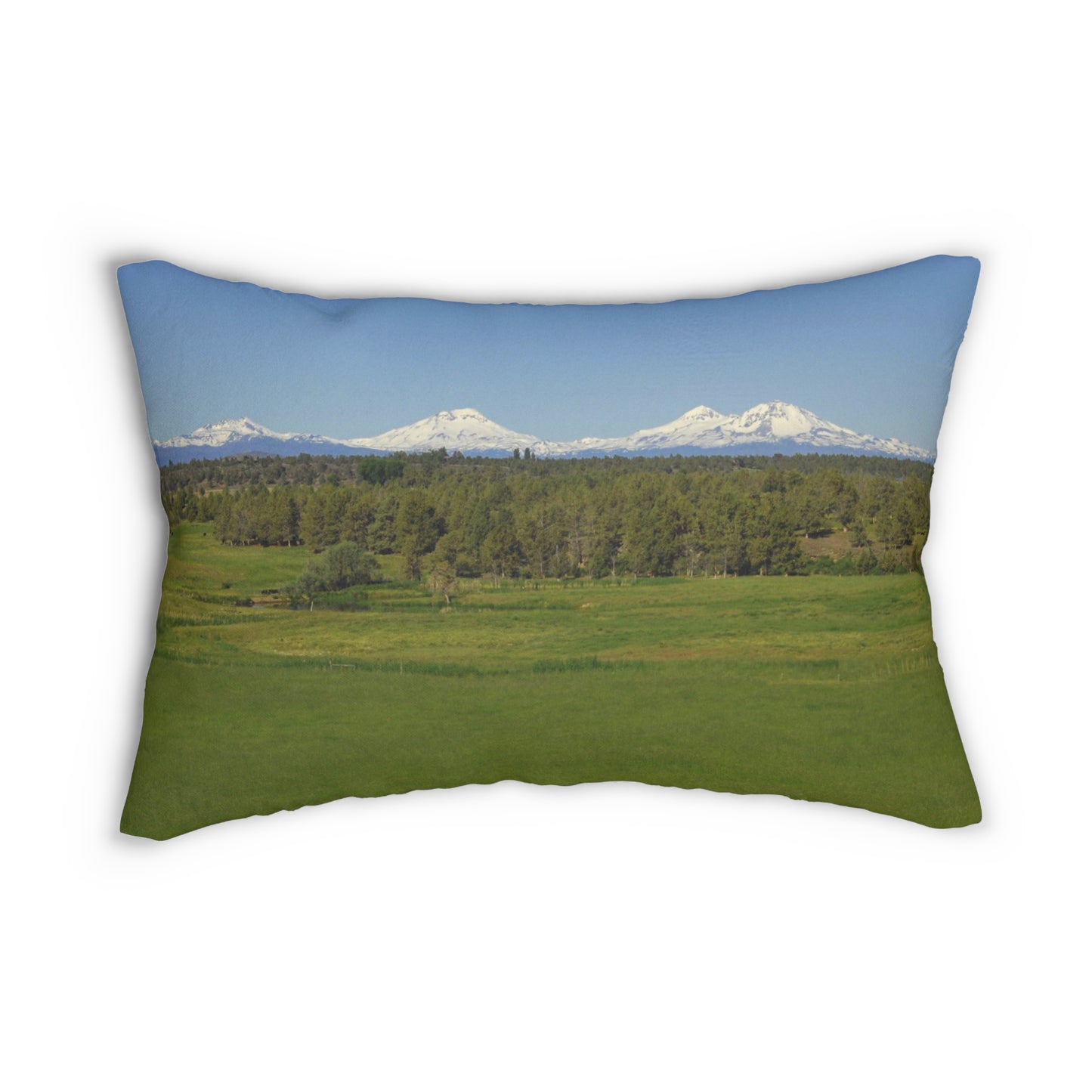 Mountain Meadow Spun Polyester Lumbar Pillow