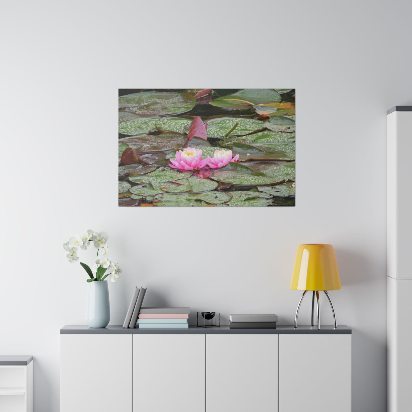 Water Lilies Matte Canvas