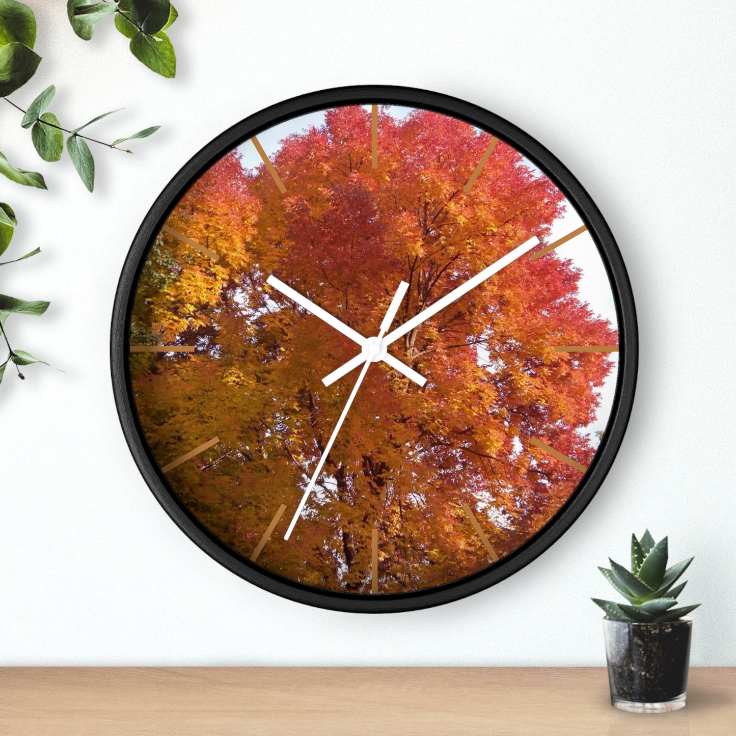 Autumn Radiance Wall Clock