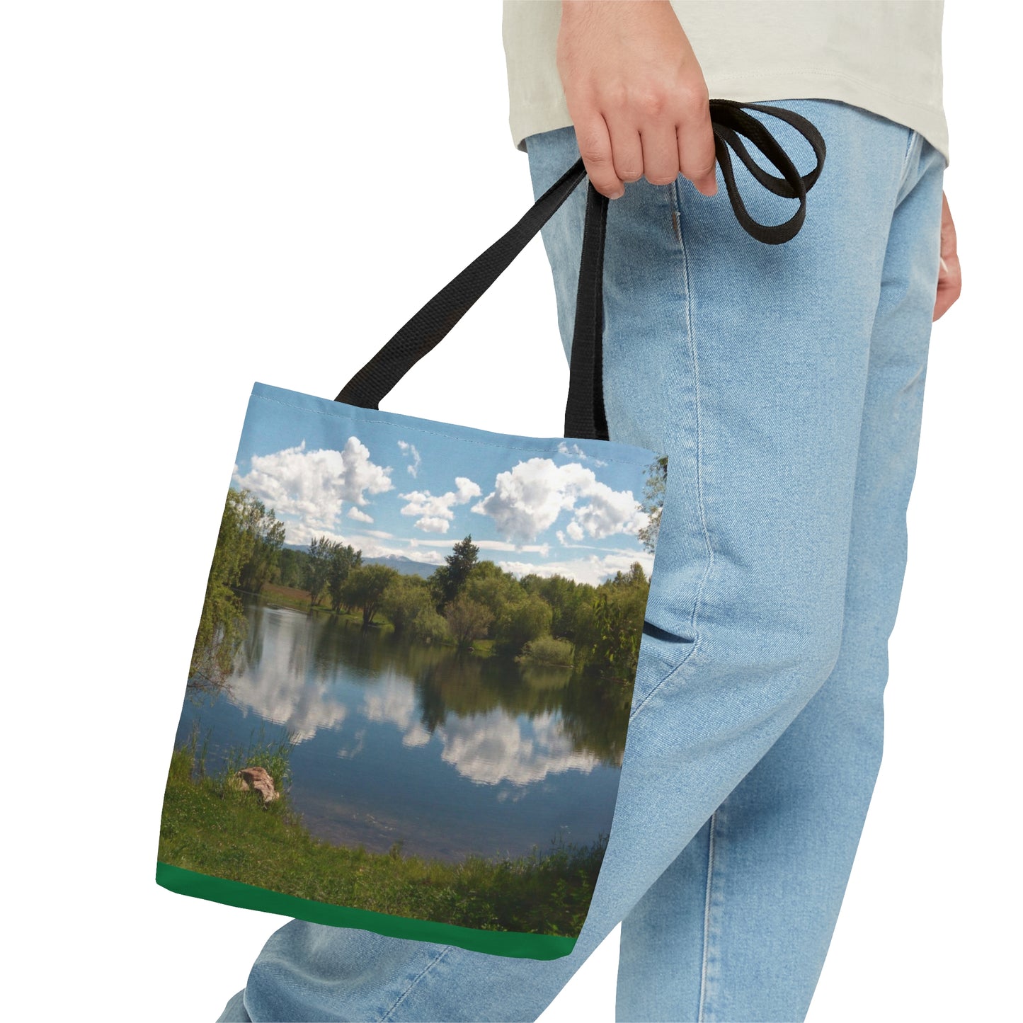 Peaceful Pond Tote Bag