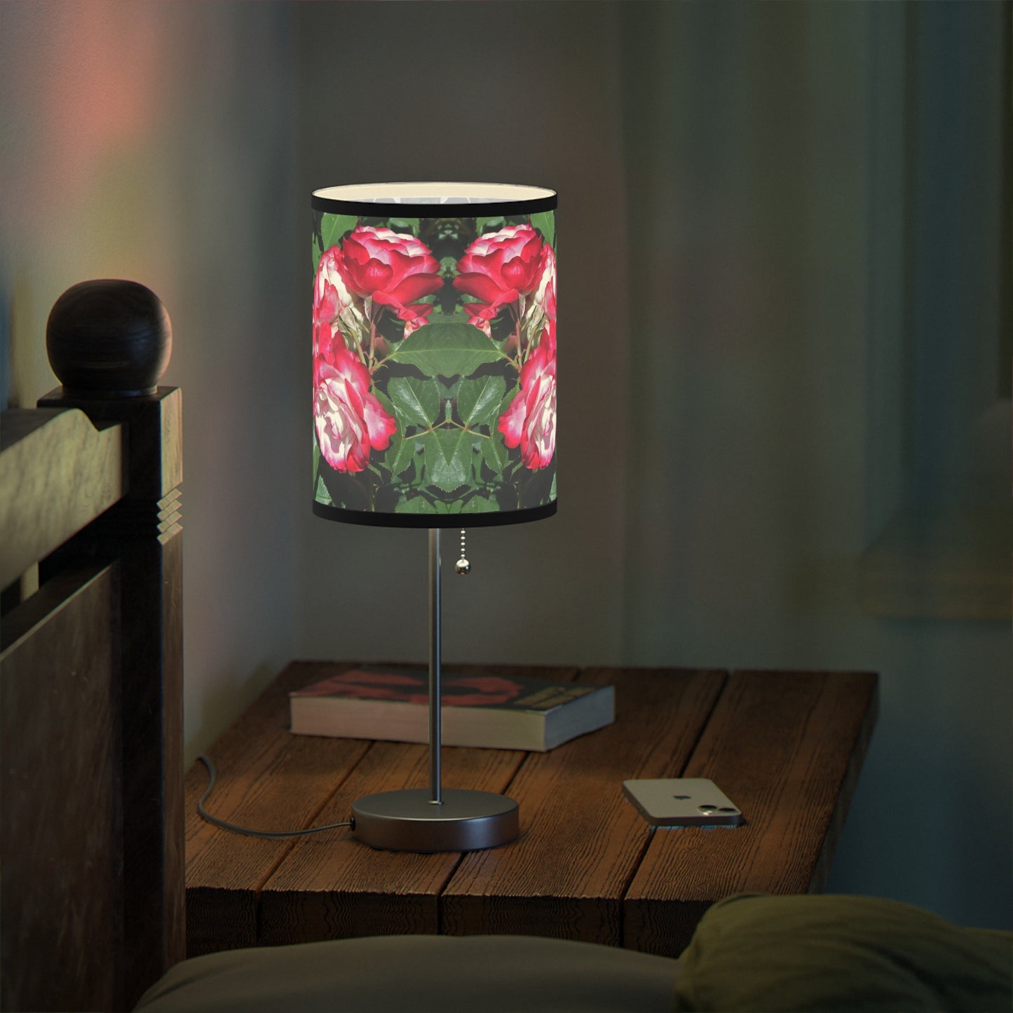 Romantic Roses Lamp on a Stand