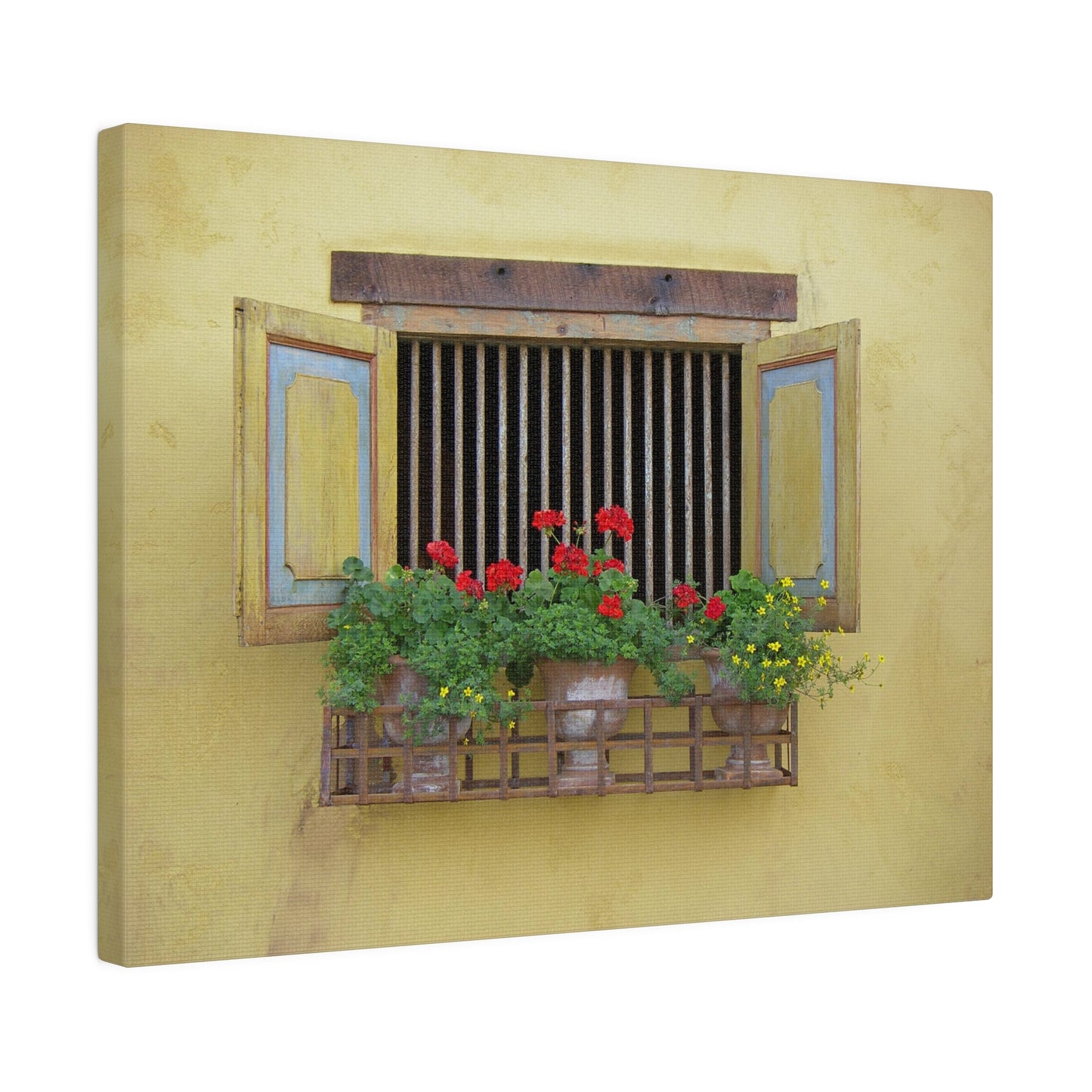 Spanish Barn Window Matte Canvas