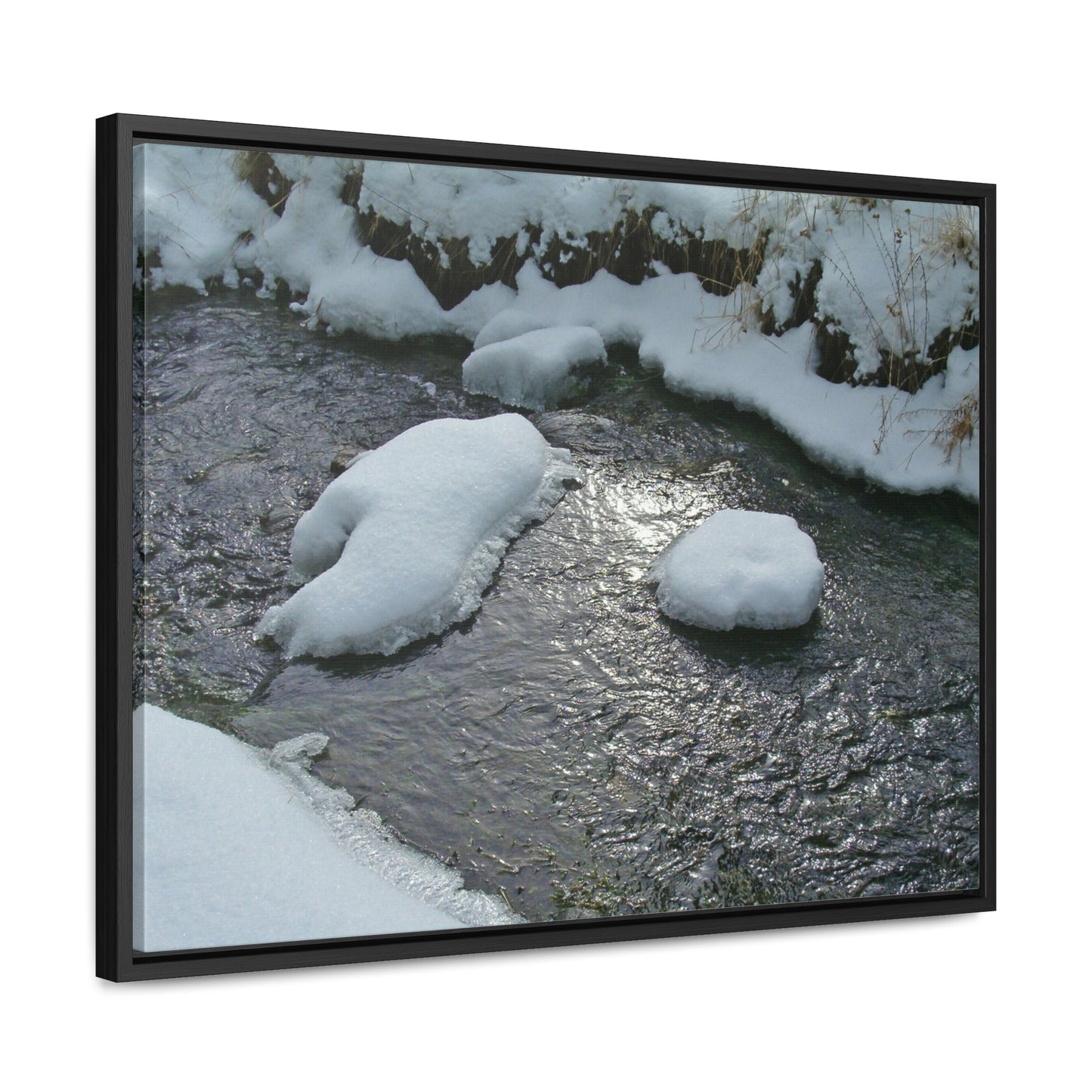 Winter Reflection Gallery Canvas Wraps Framed