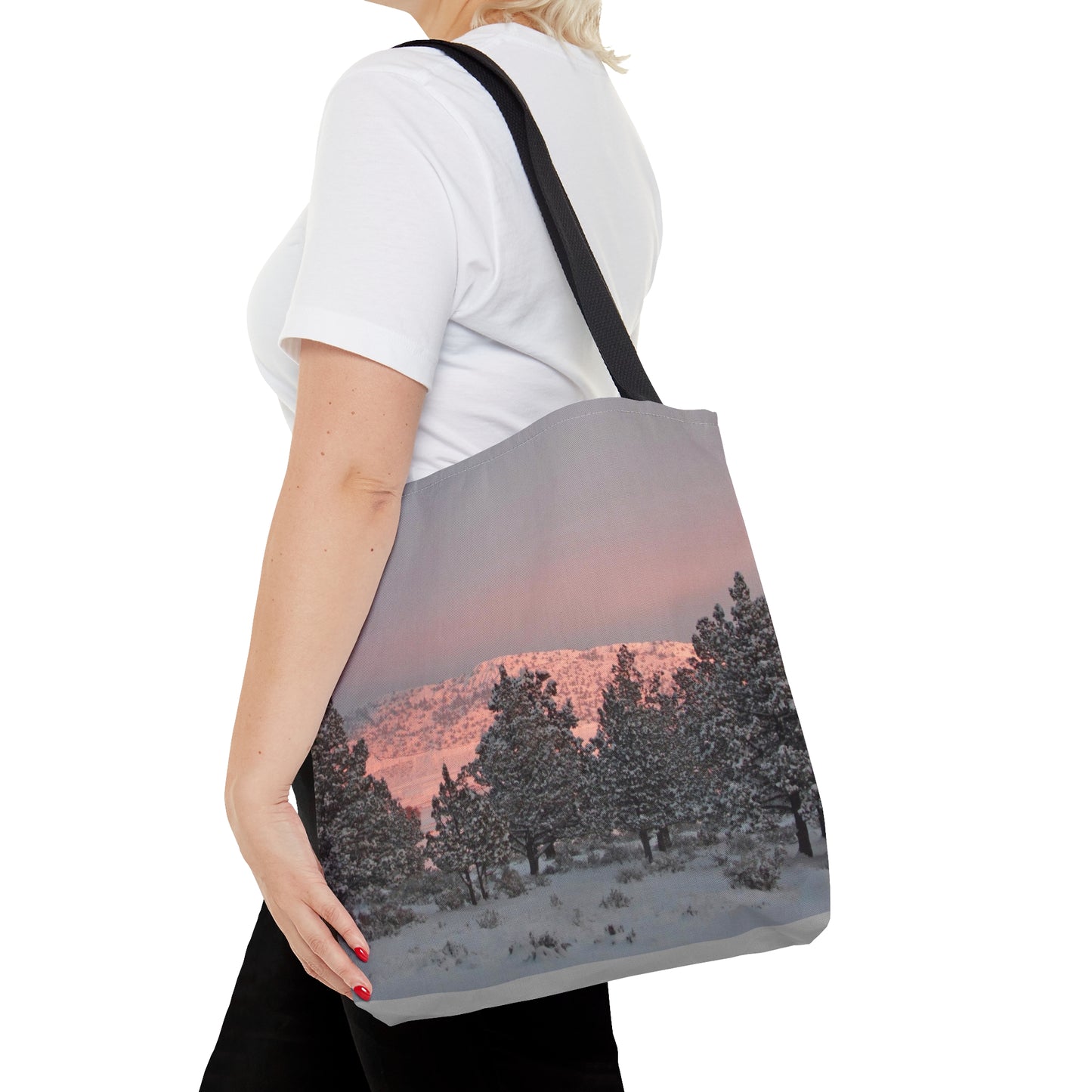 Winter Sunset Tote Bag