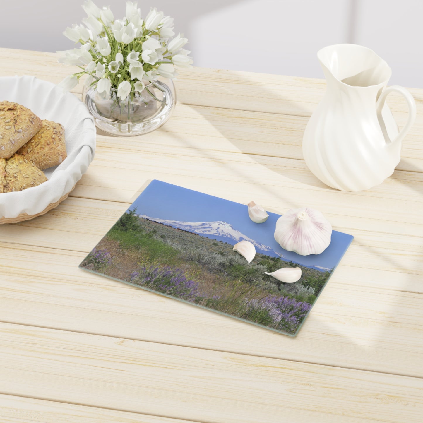 Lupine & Sage Mountain Cutting Board Dishwasher Safe