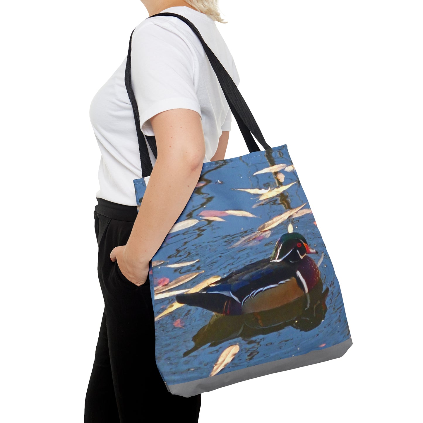 Autumn Wood Duck Tote Bag