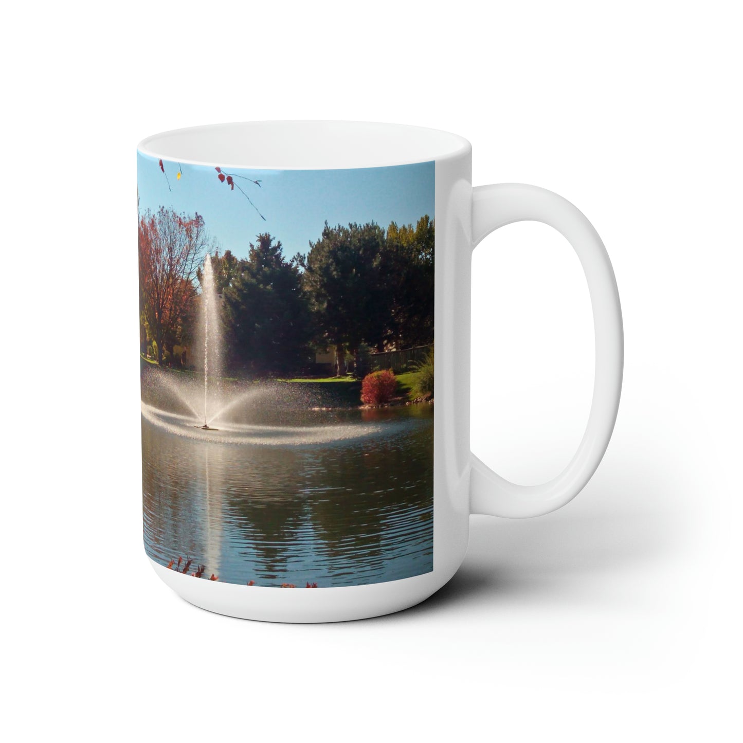 Autumn Fountain Ceramic Mug 15oz