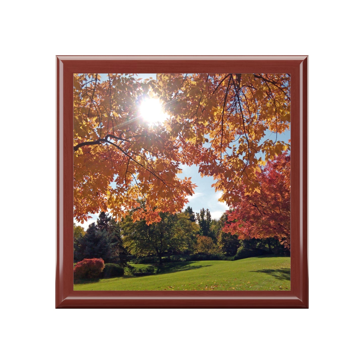 Autumn Light Jewelry Box ~ 7.24"