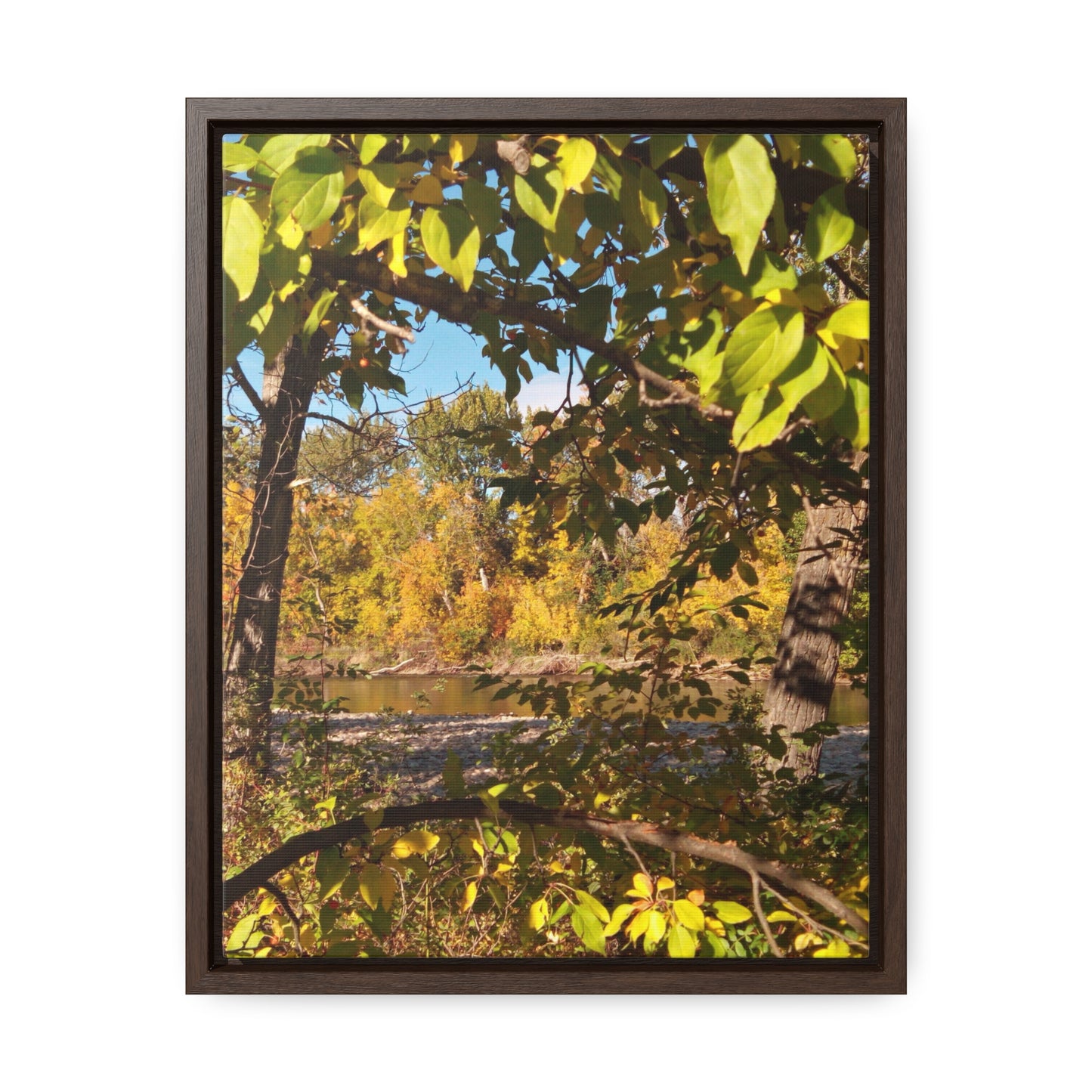 Autumn Window Gallery Canvas Wraps Framed