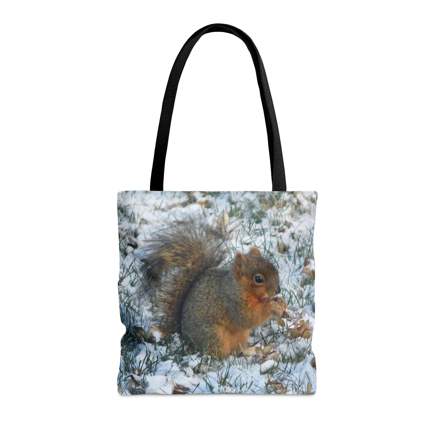 Winter Squirrel Tote Bag