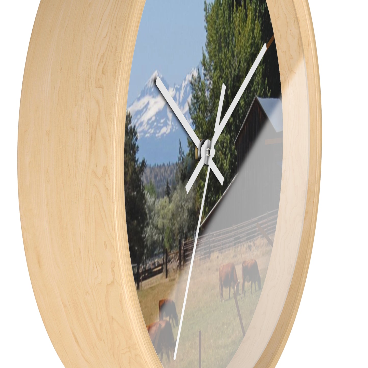 Picturesque Cattle Wall Clock