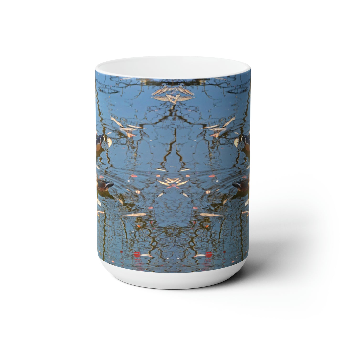 Wood Duck Couple Ceramic Mug 15oz
