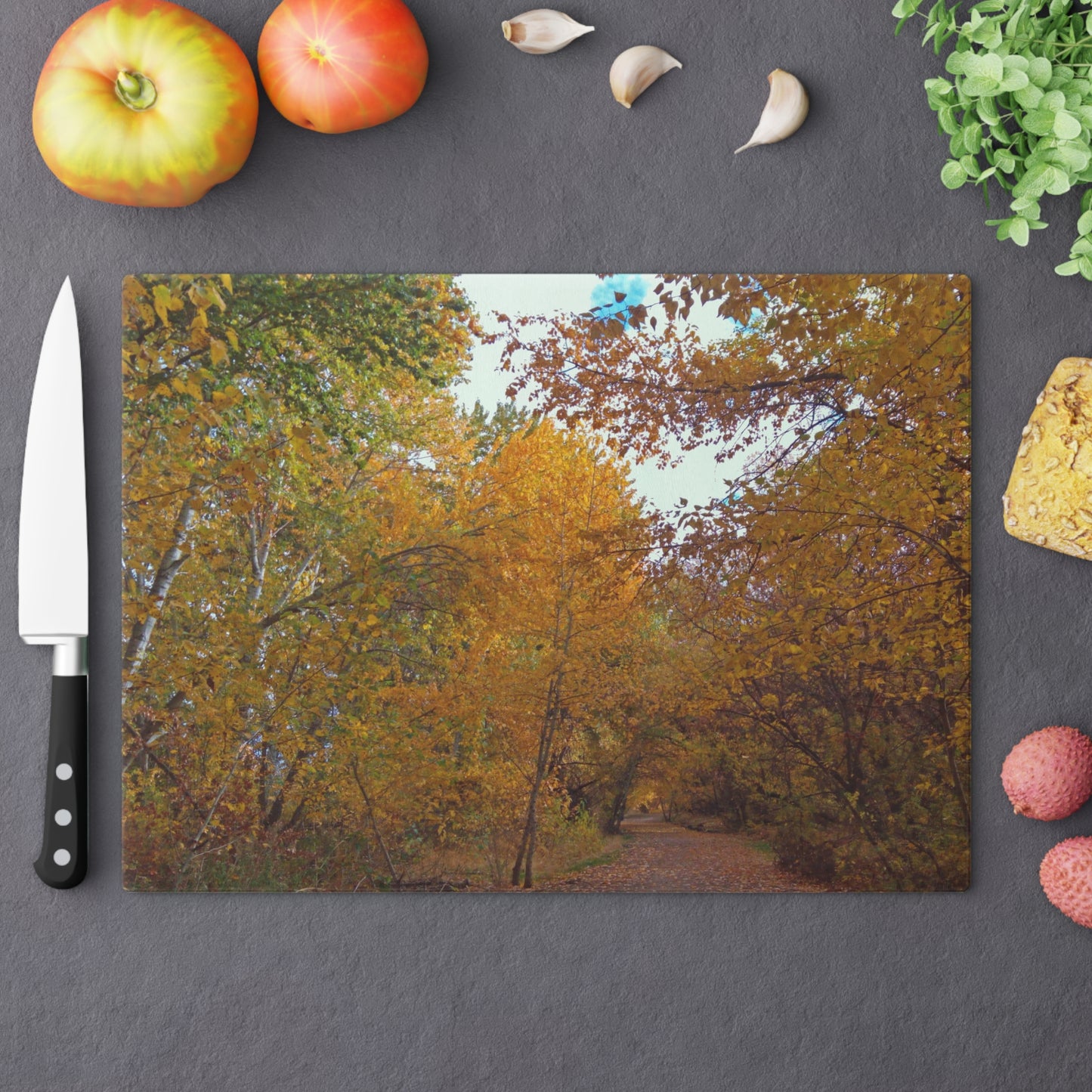 Autumn Lane Cutting Board Dishwasher Safe