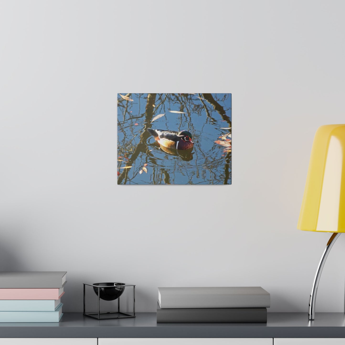 Reflections Wood Duck Matte Canvas