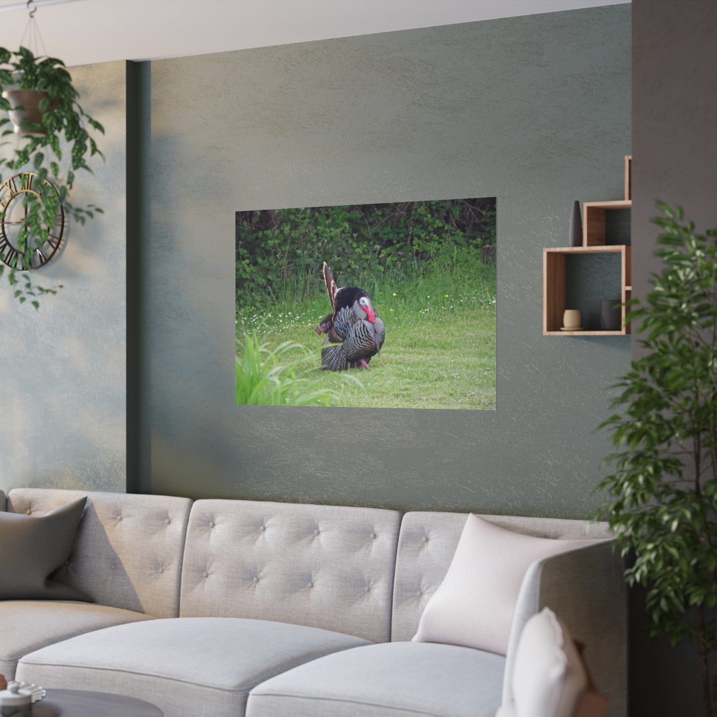 Turkey Trot Satin Posters