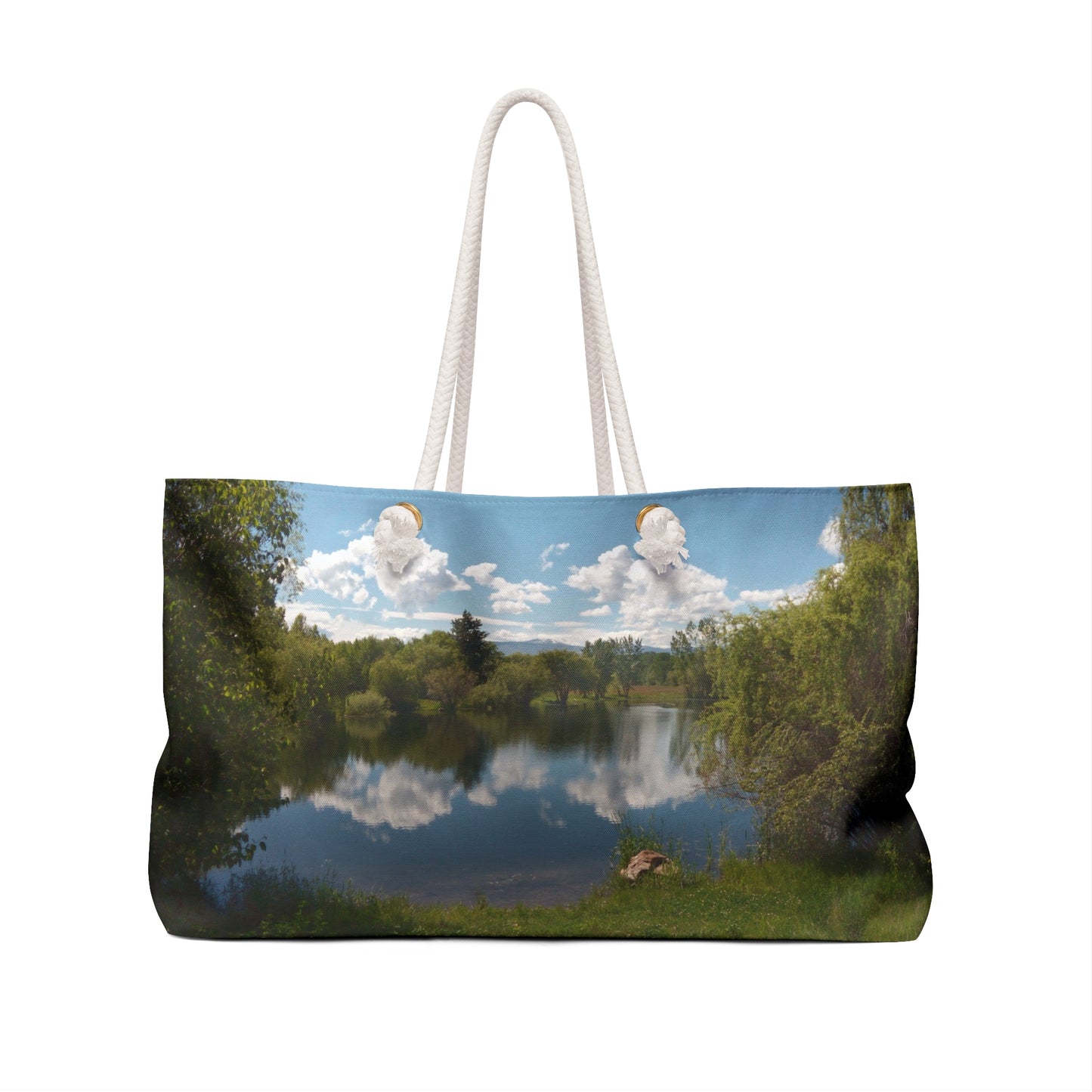 Peaceful Pond Weekender Bag