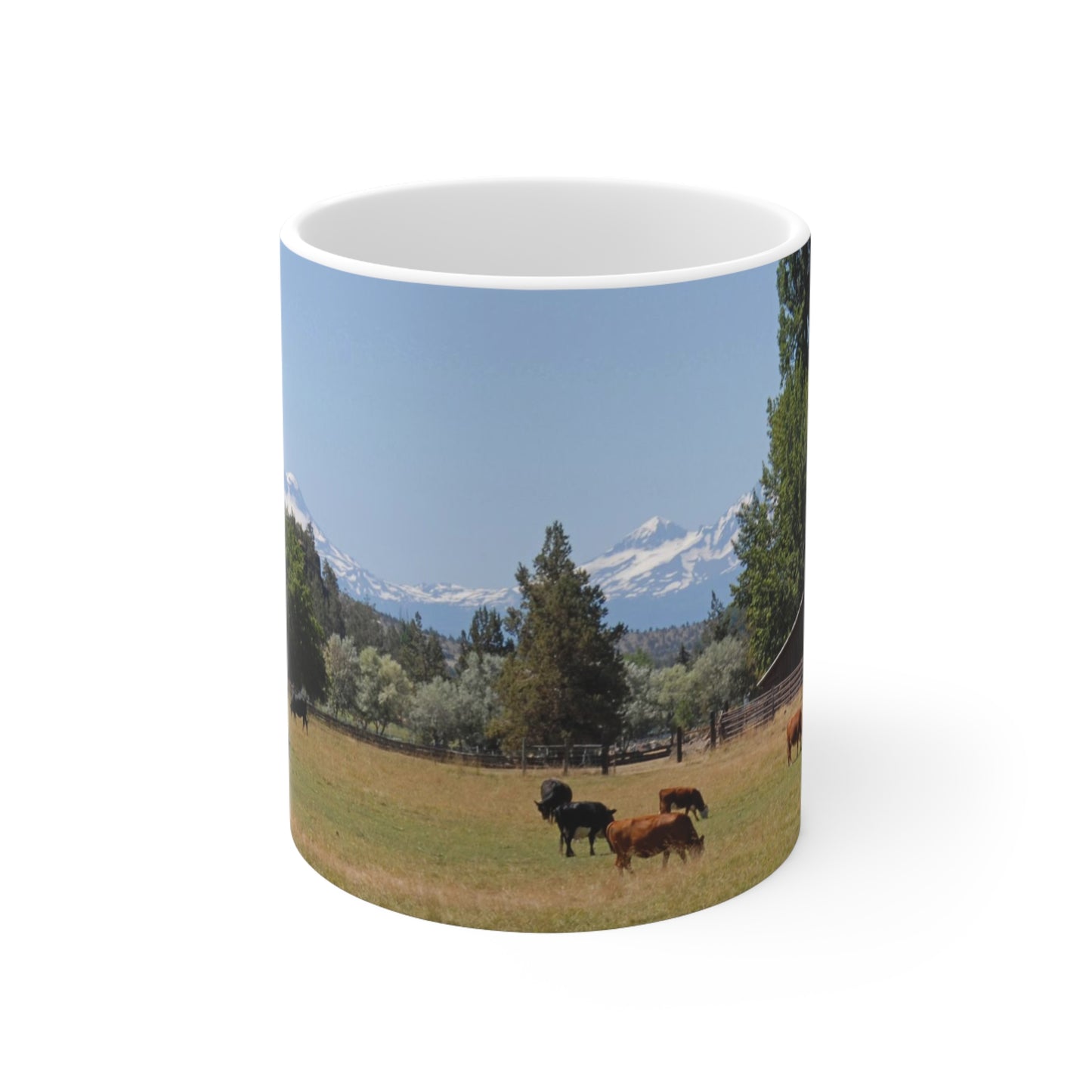 Picturesque Cattle Ceramic Mug 11oz