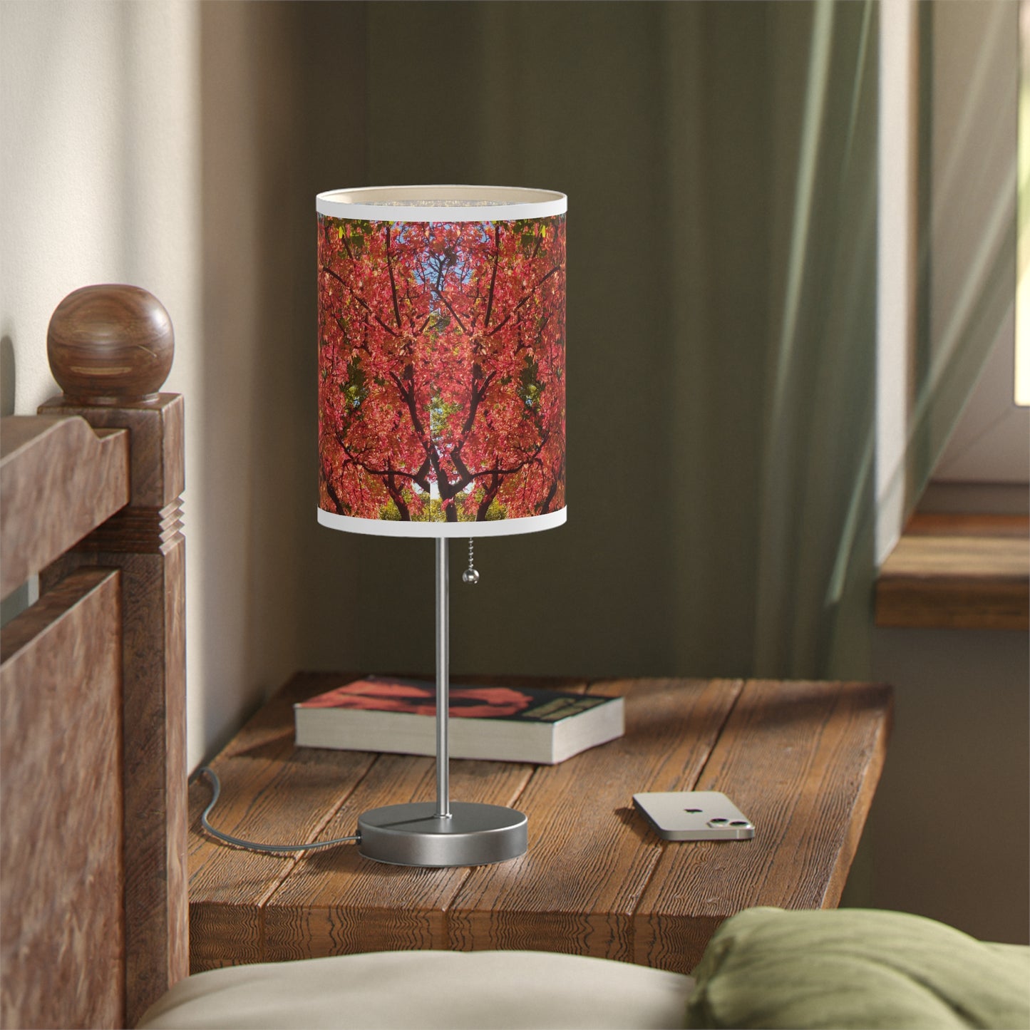 Autumn Glow Lamp on a Stand