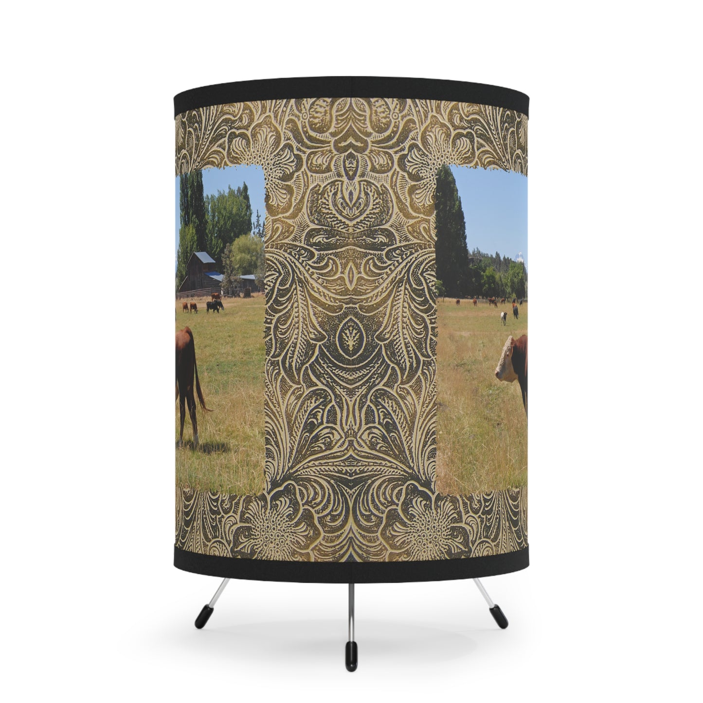 King Of The Pasture Tripod Lamp