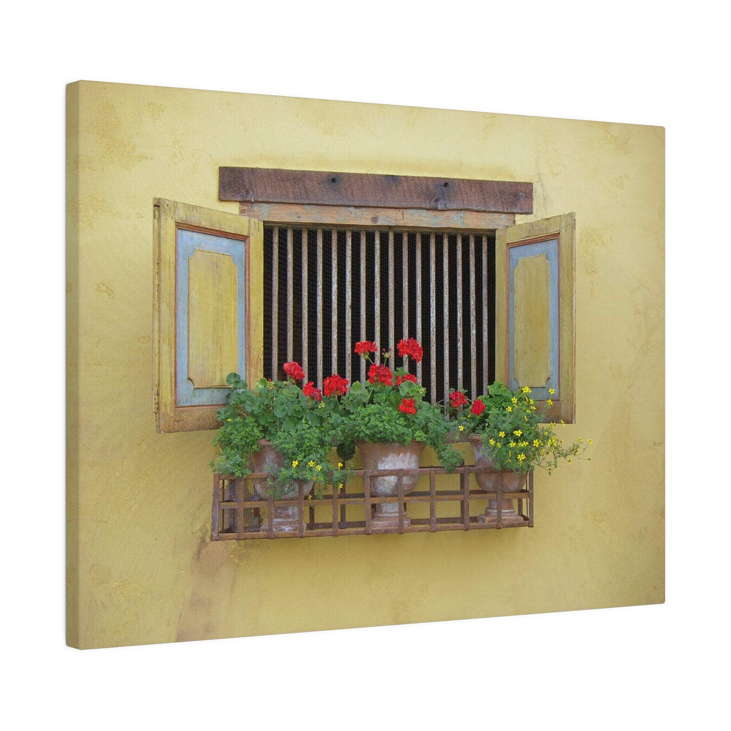 Spanish Barn Window Matte Canvas