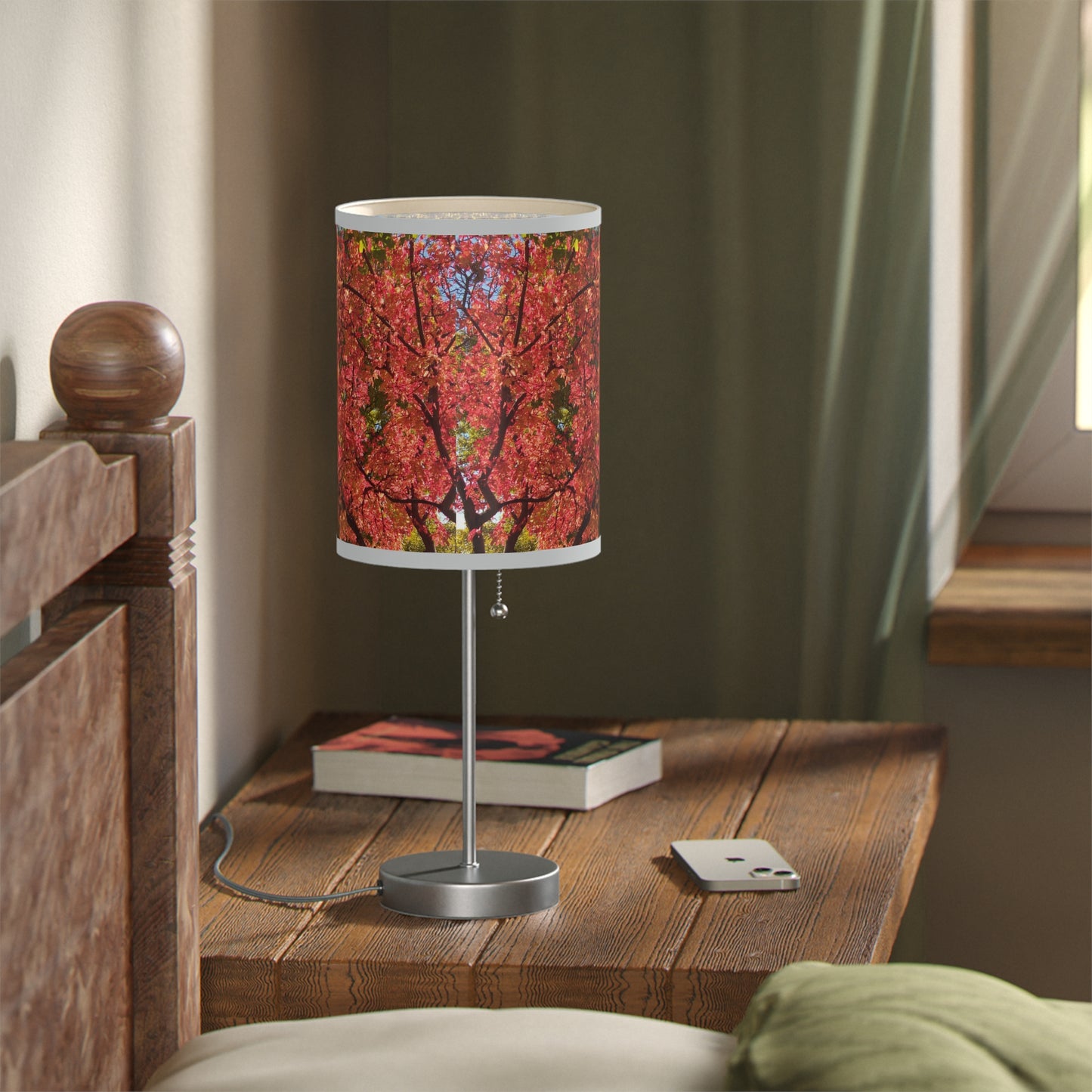 Autumn Glow Lamp on a Stand