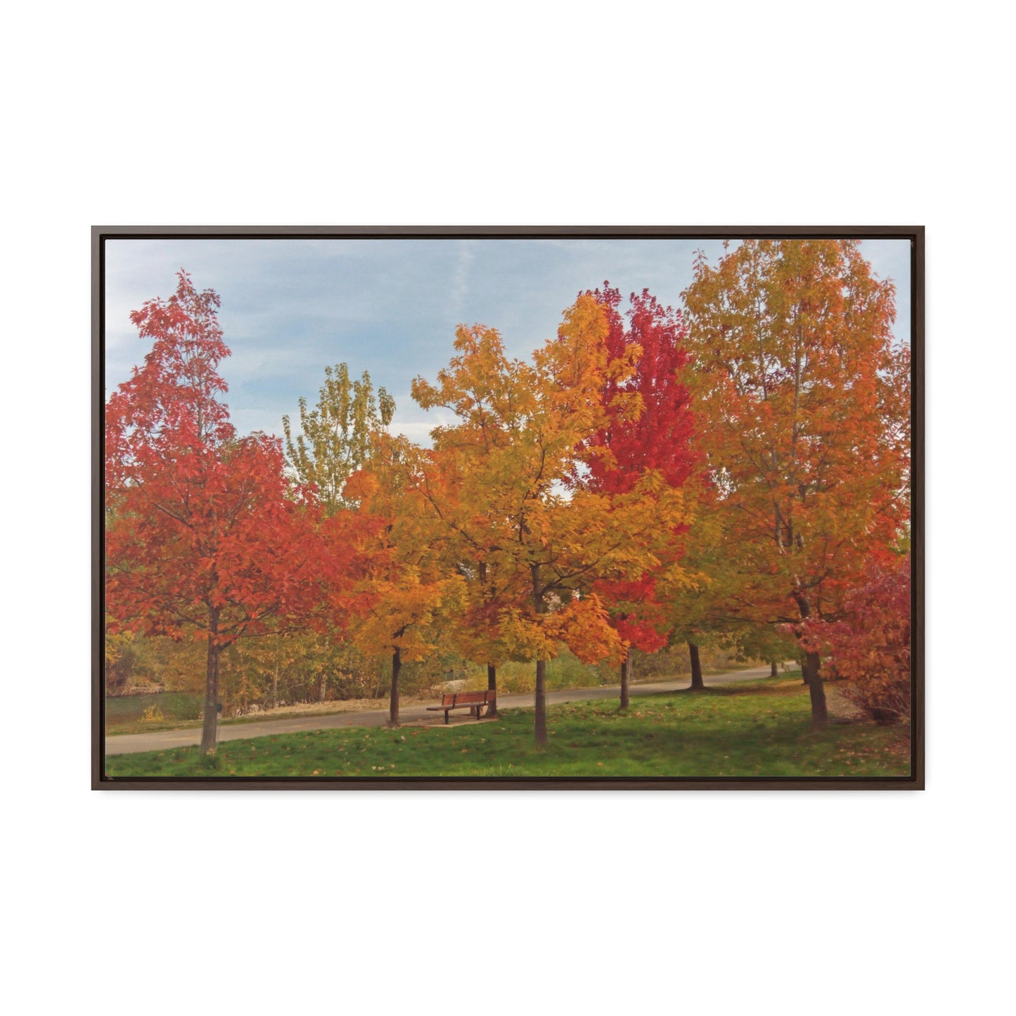 Autumn Serenity Gallery Canvas Wraps Framed