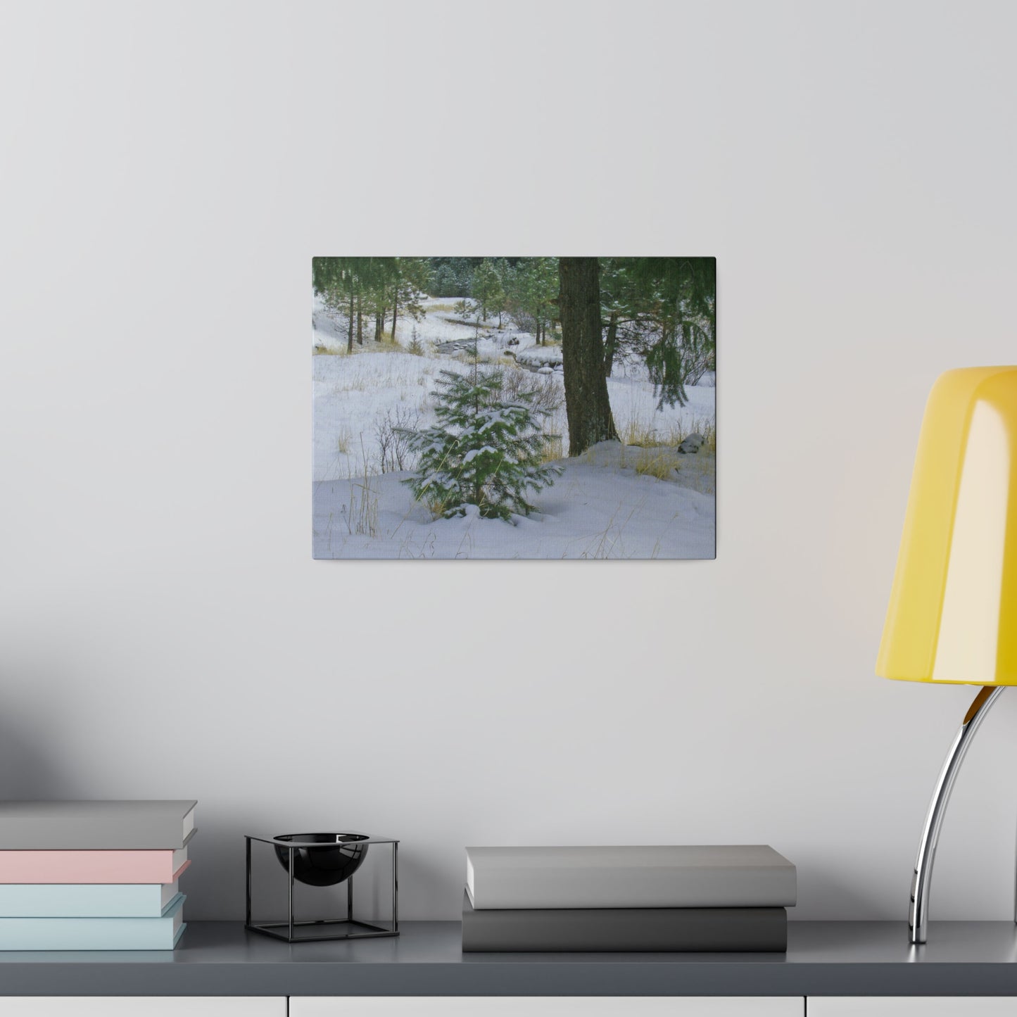 Christmas Tree Creek Matte Canvas