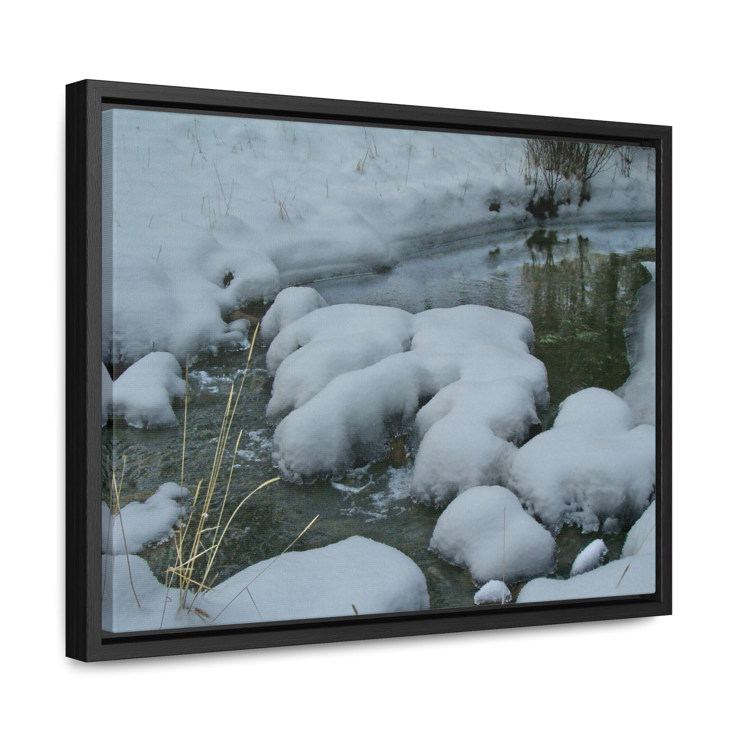 Snowy Islands Gallery Canvas Wraps Framed