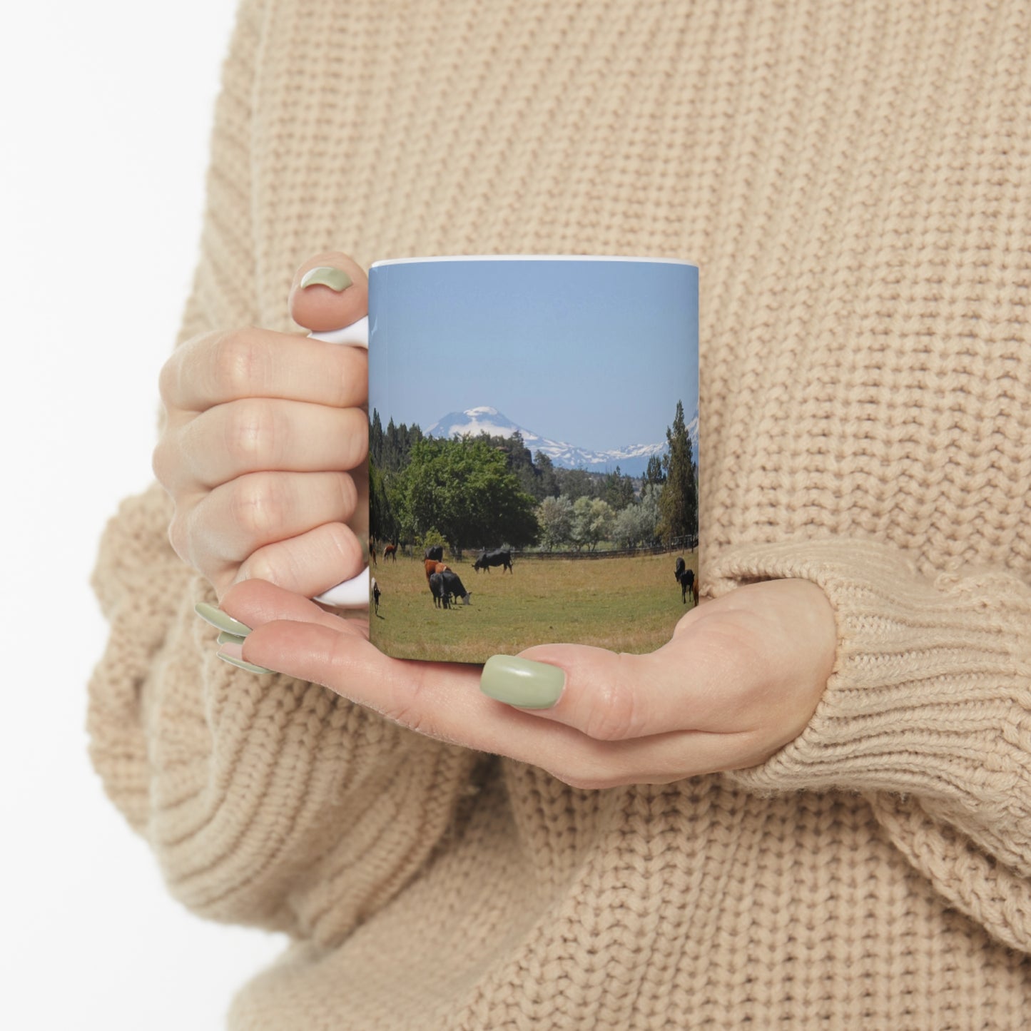 Picturesque Cattle Ceramic Mug 11oz