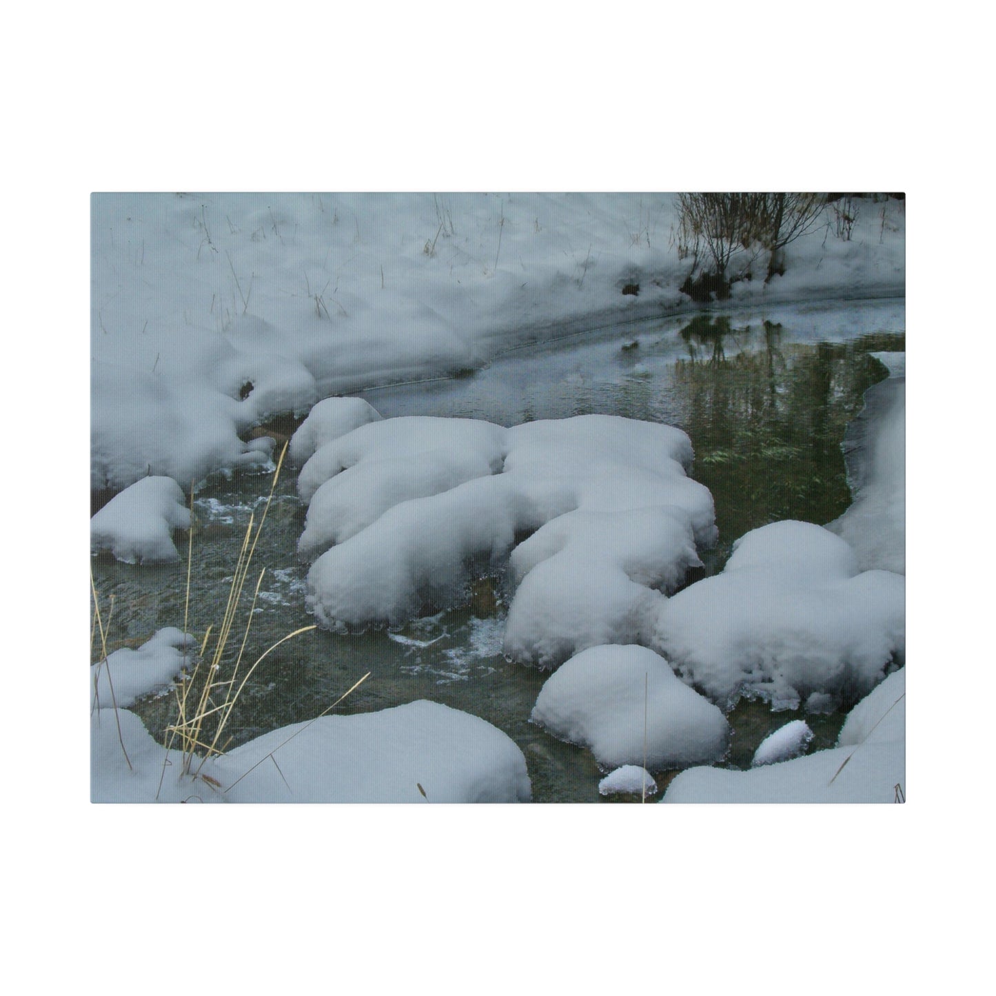 Snowy Islands Matte Canvas