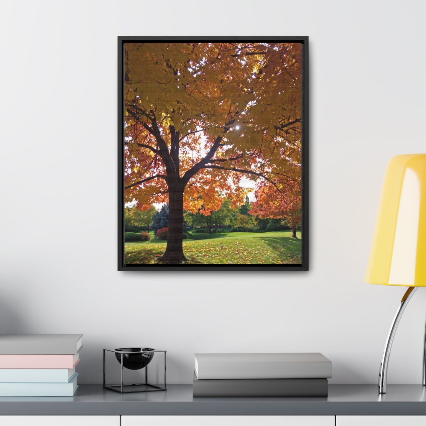 Autumn Canopy Gallery Canvas Wraps Framed