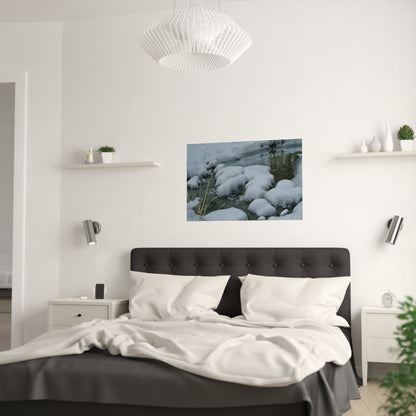 Snowy Islands Satin Posters